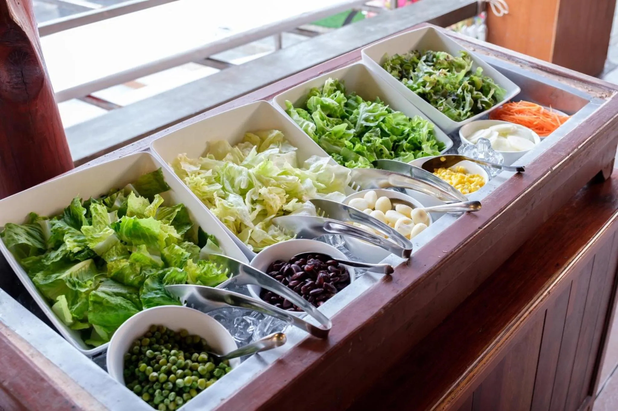 Buffet breakfast in Bundhaya Resort