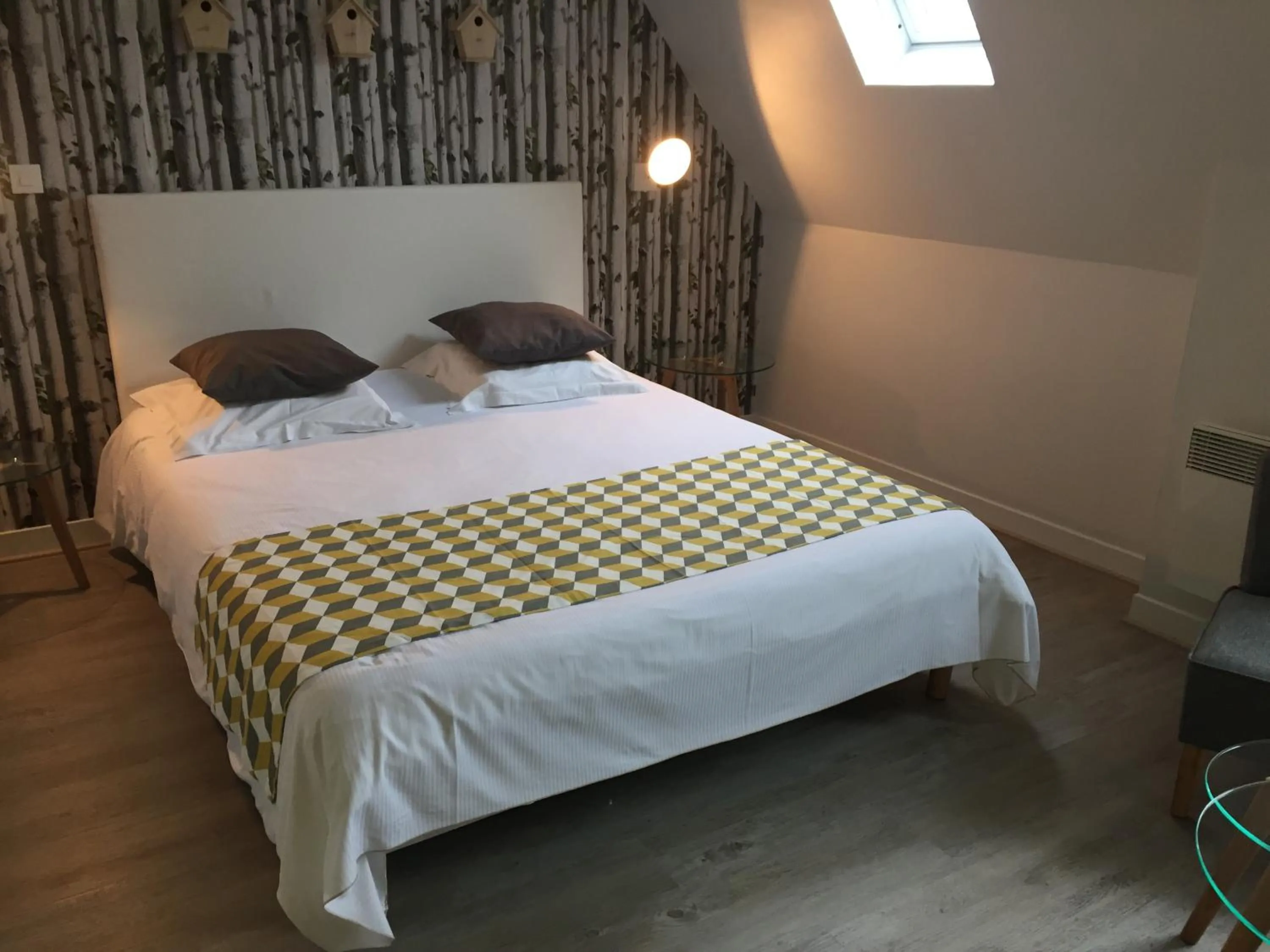 Photo of the whole room, Bed in Hôtel-Restaurant Le Flobart