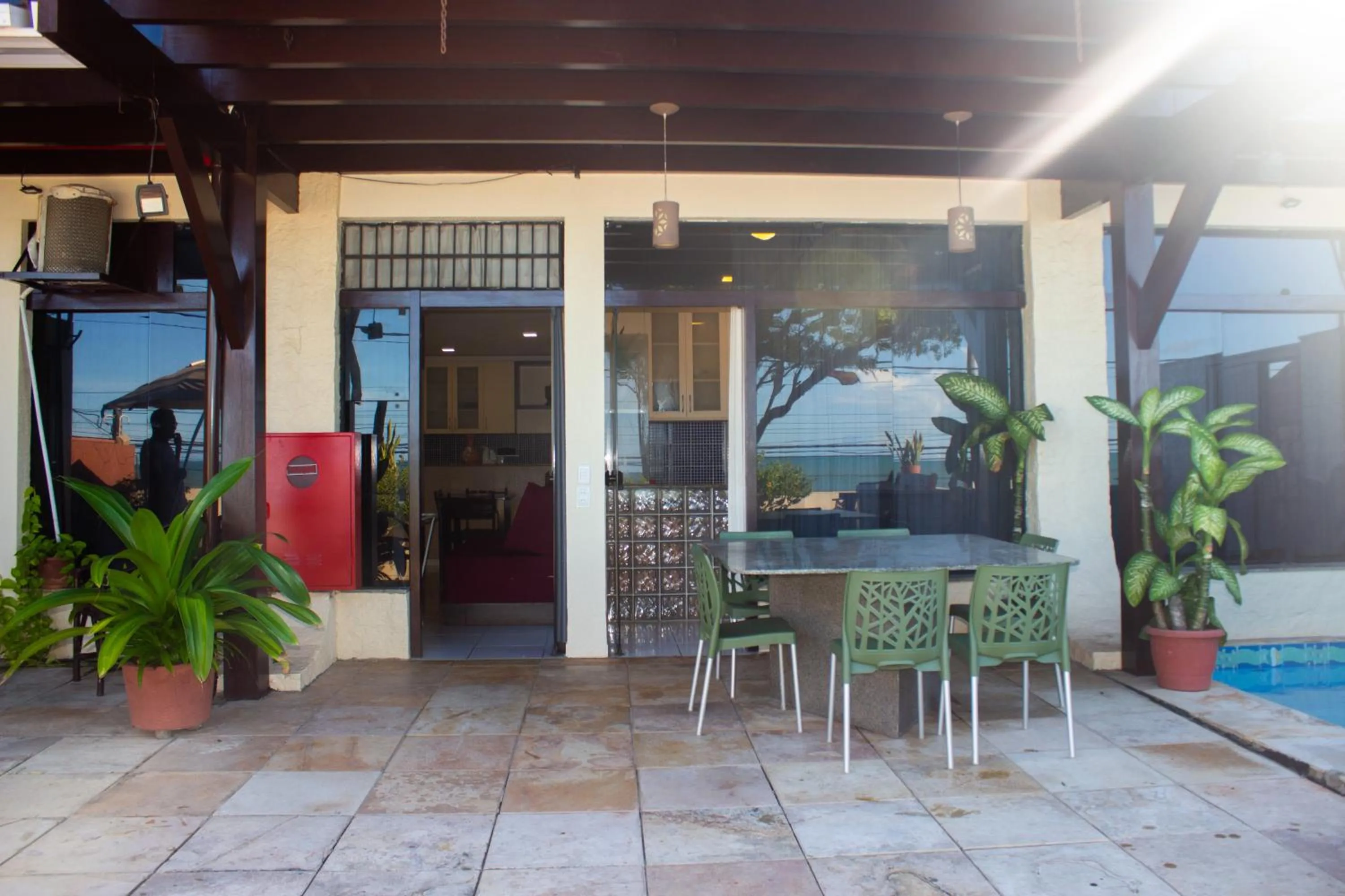 Seating area in Hotel Pousada Azzurra