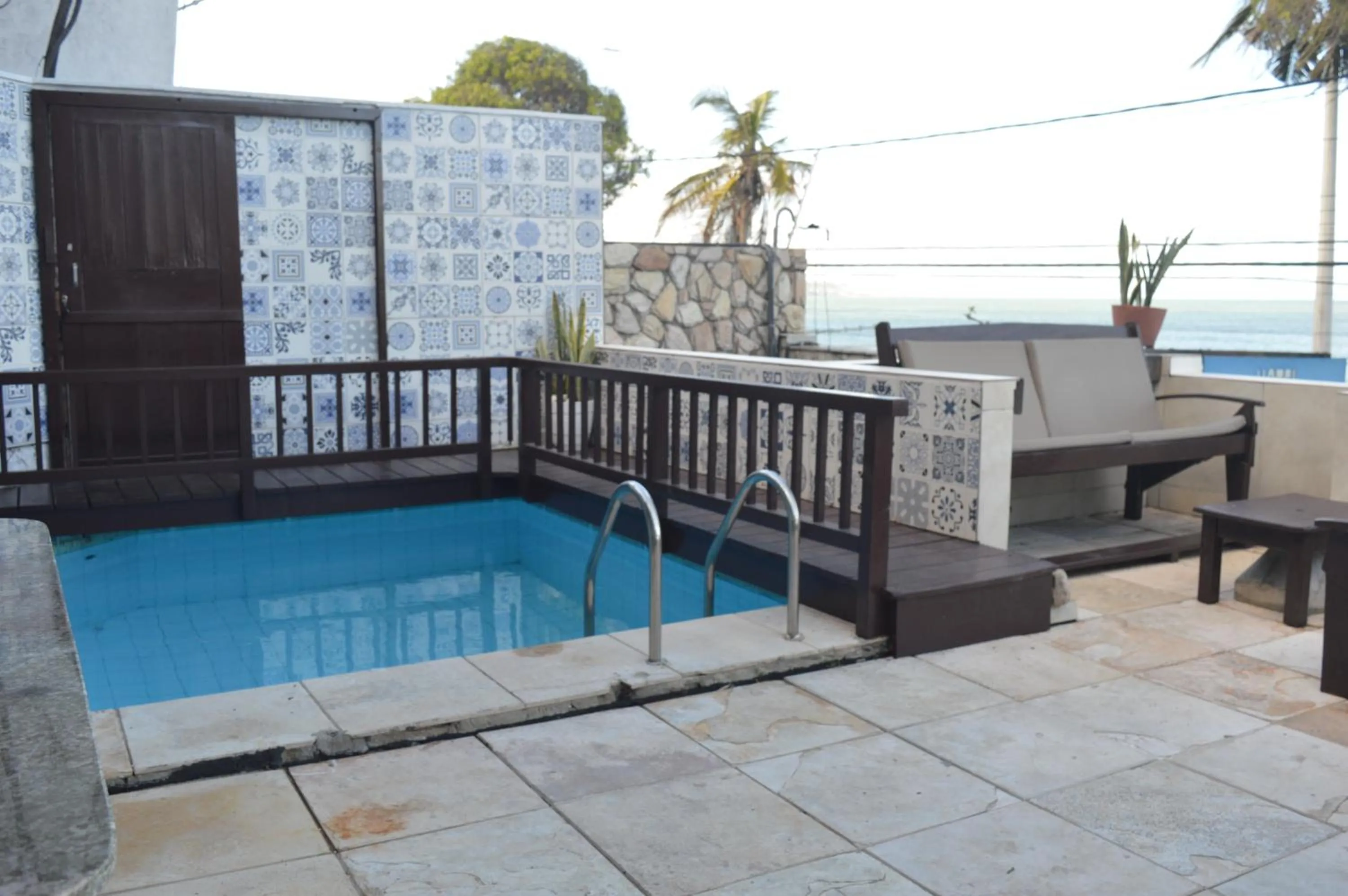 Pool view in Hotel Pousada Azzurra