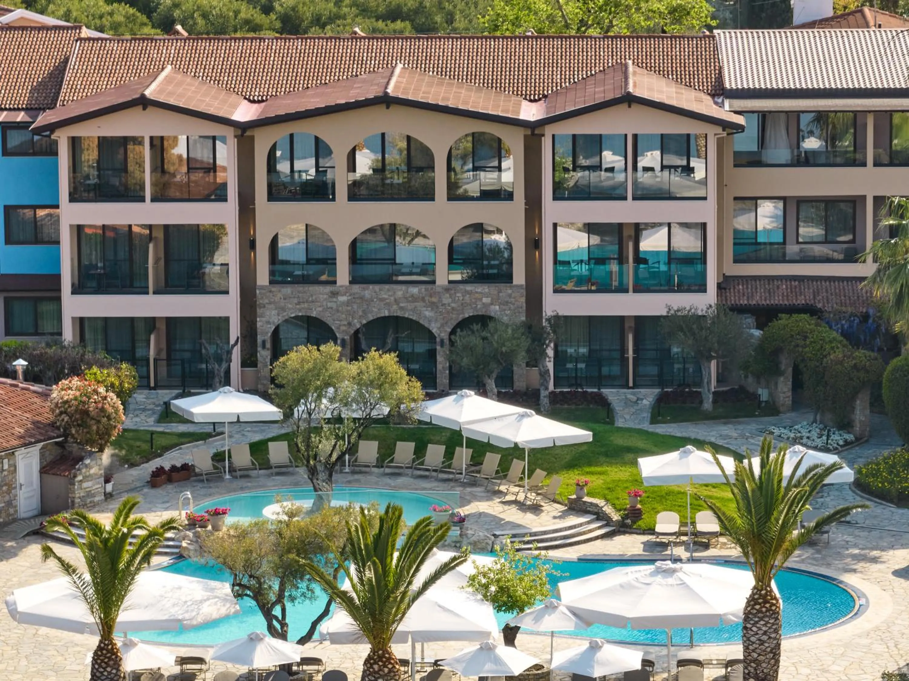 Property building in Anthemus Sea Beach Hotel and Spa