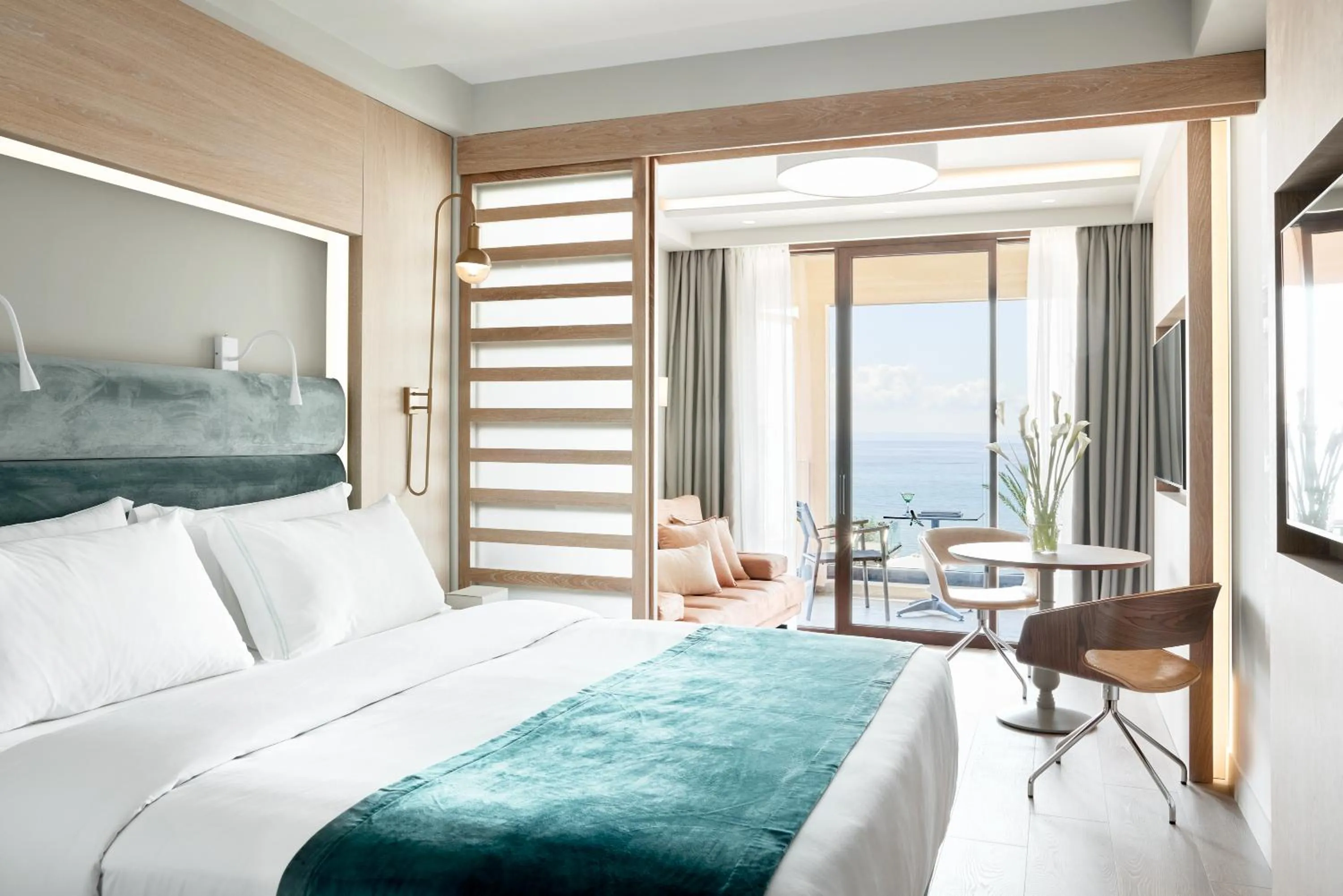 Garden view, Bed in Anthemus Sea Beach Hotel and Spa