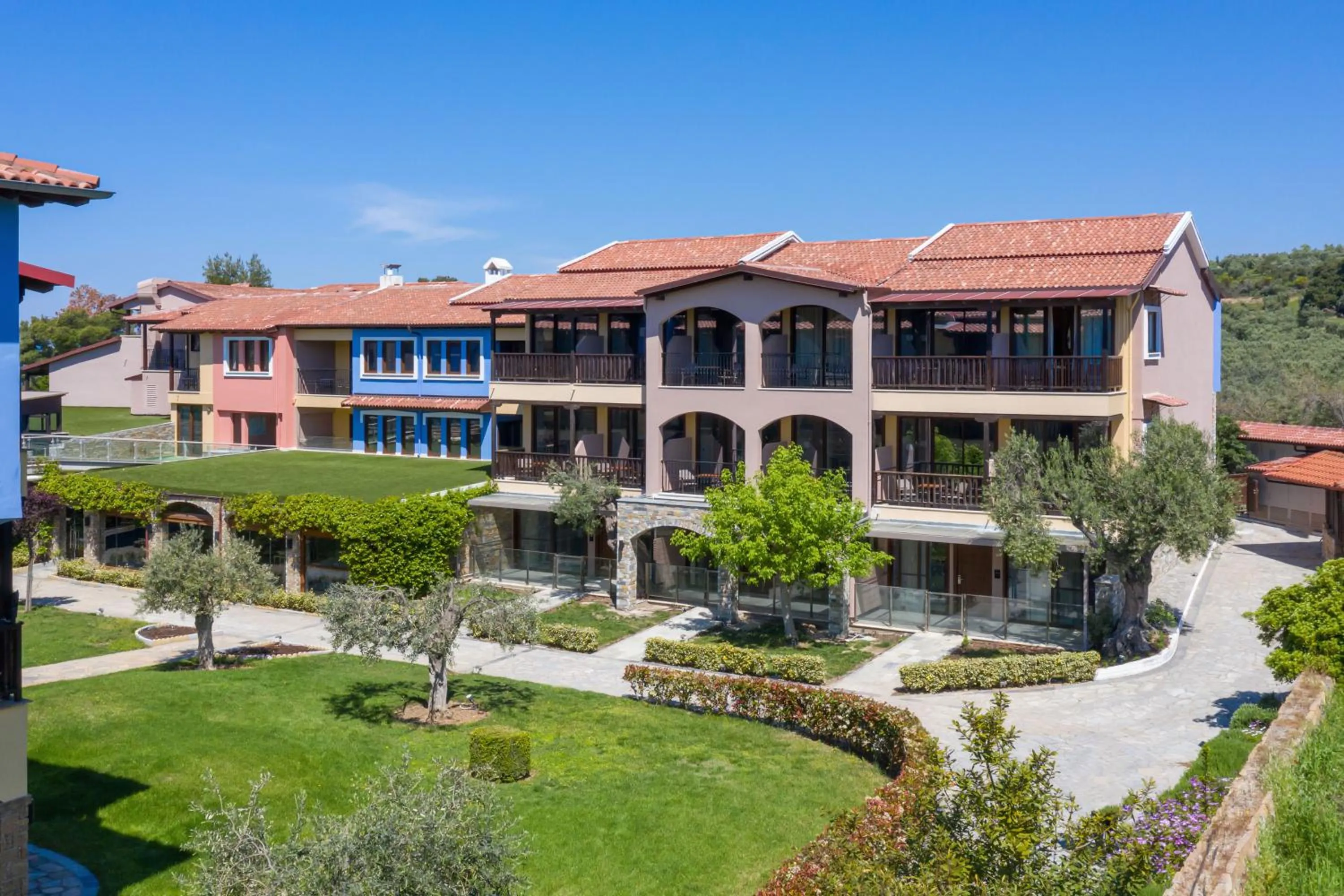 Garden view in Anthemus Sea Beach Hotel and Spa