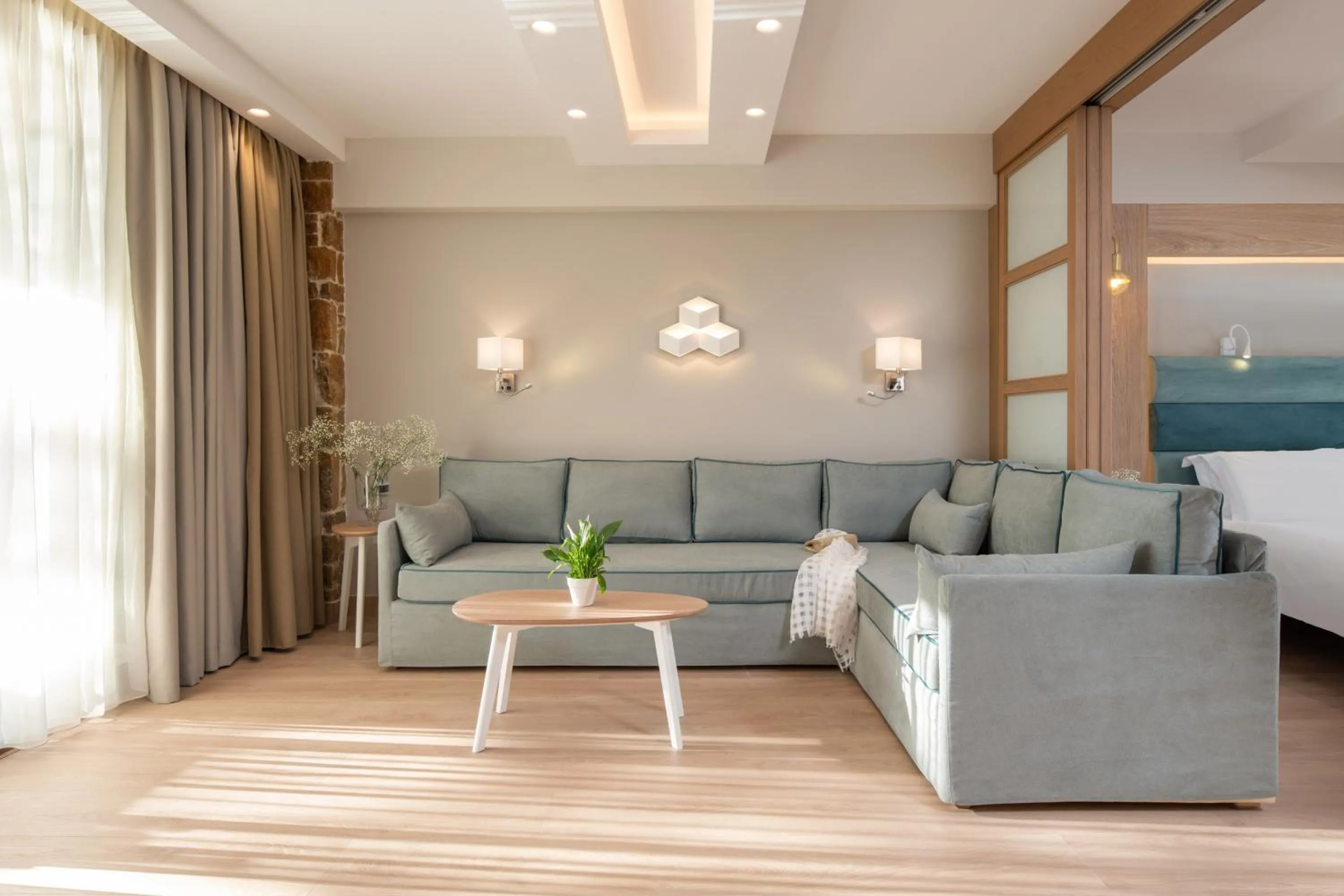 Seating area in Anthemus Sea Beach Hotel and Spa