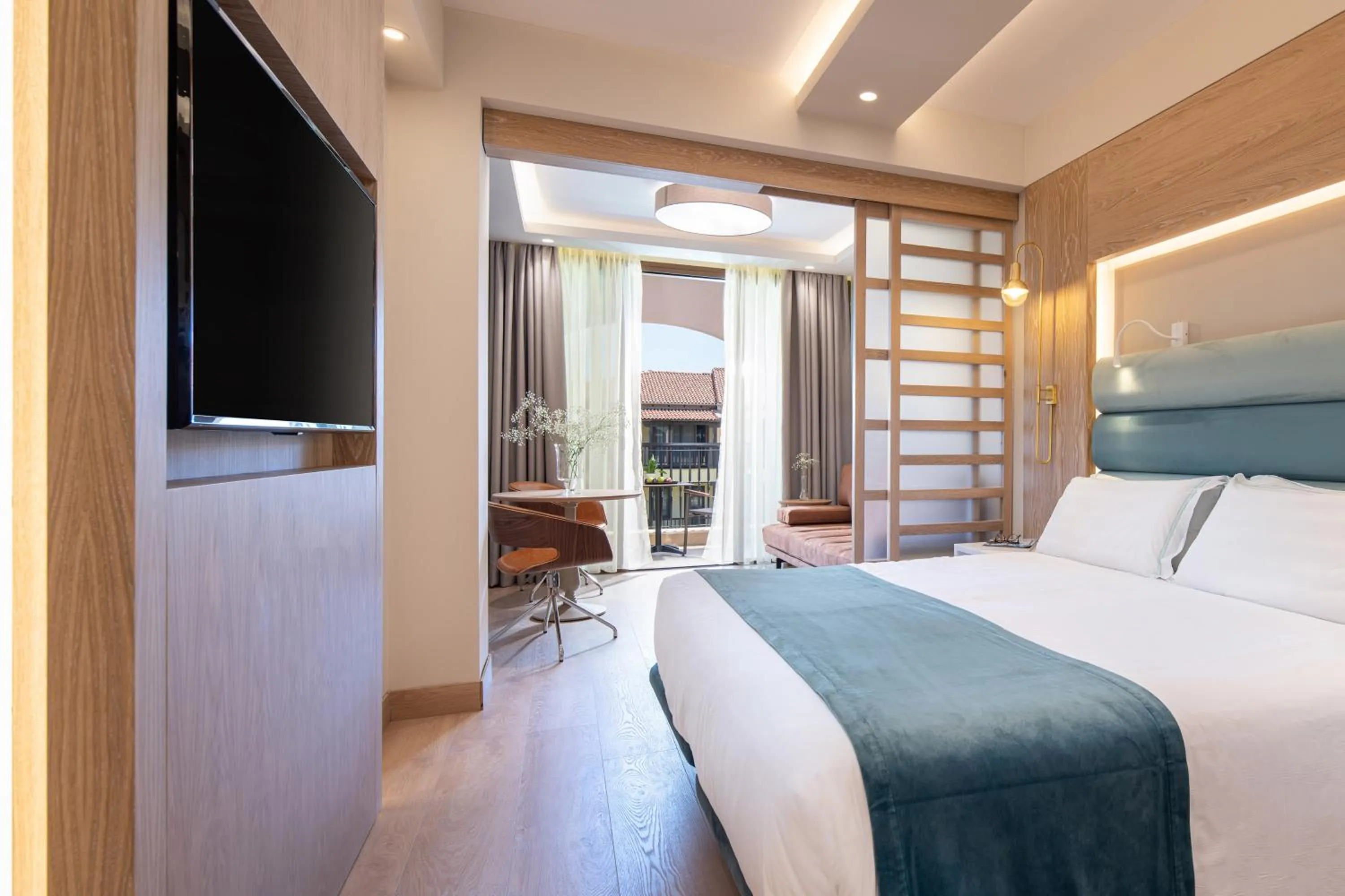 Photo of the whole room, Bed in Anthemus Sea Beach Hotel and Spa