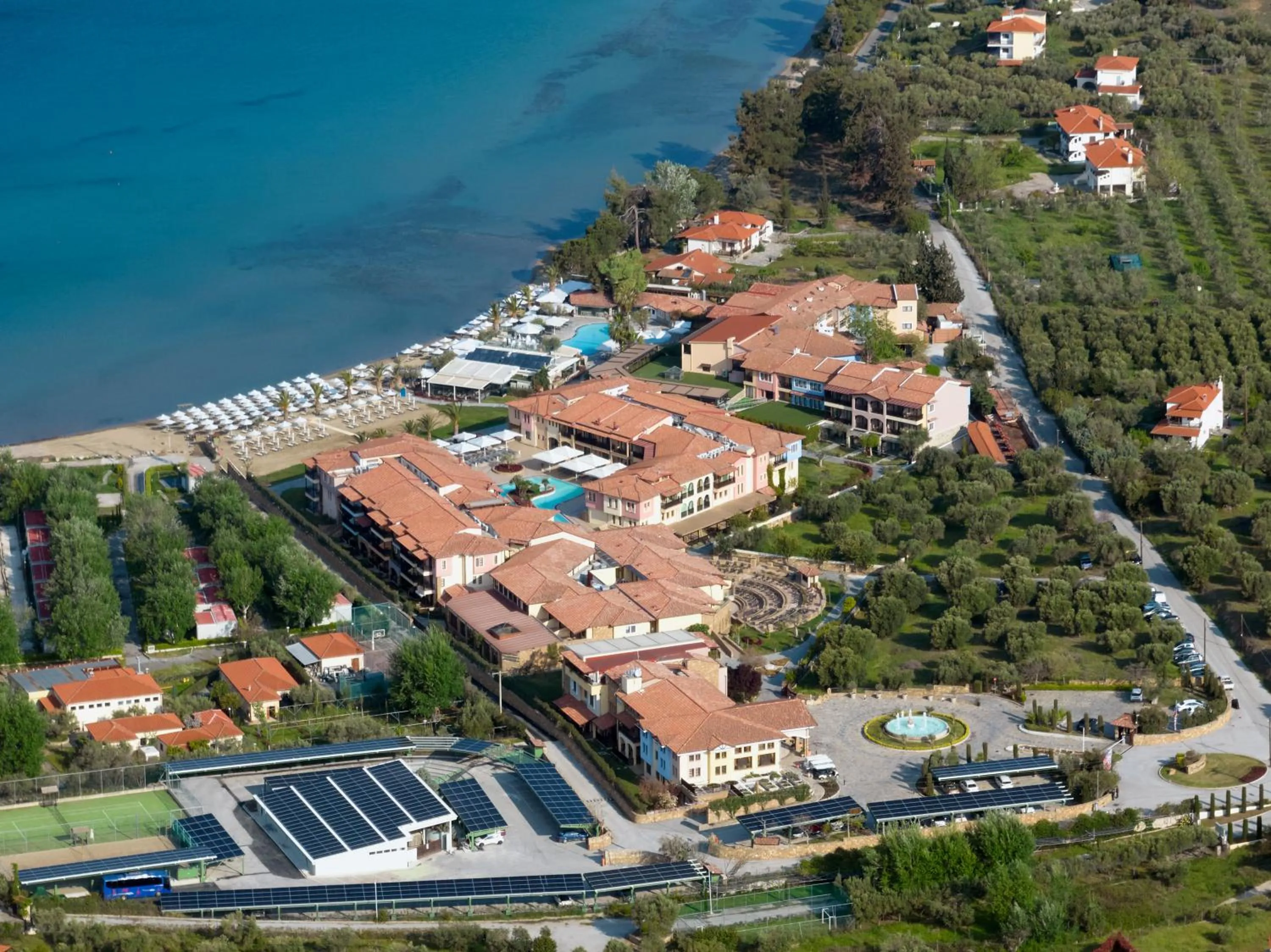 Property building in Anthemus Sea Beach Hotel and Spa