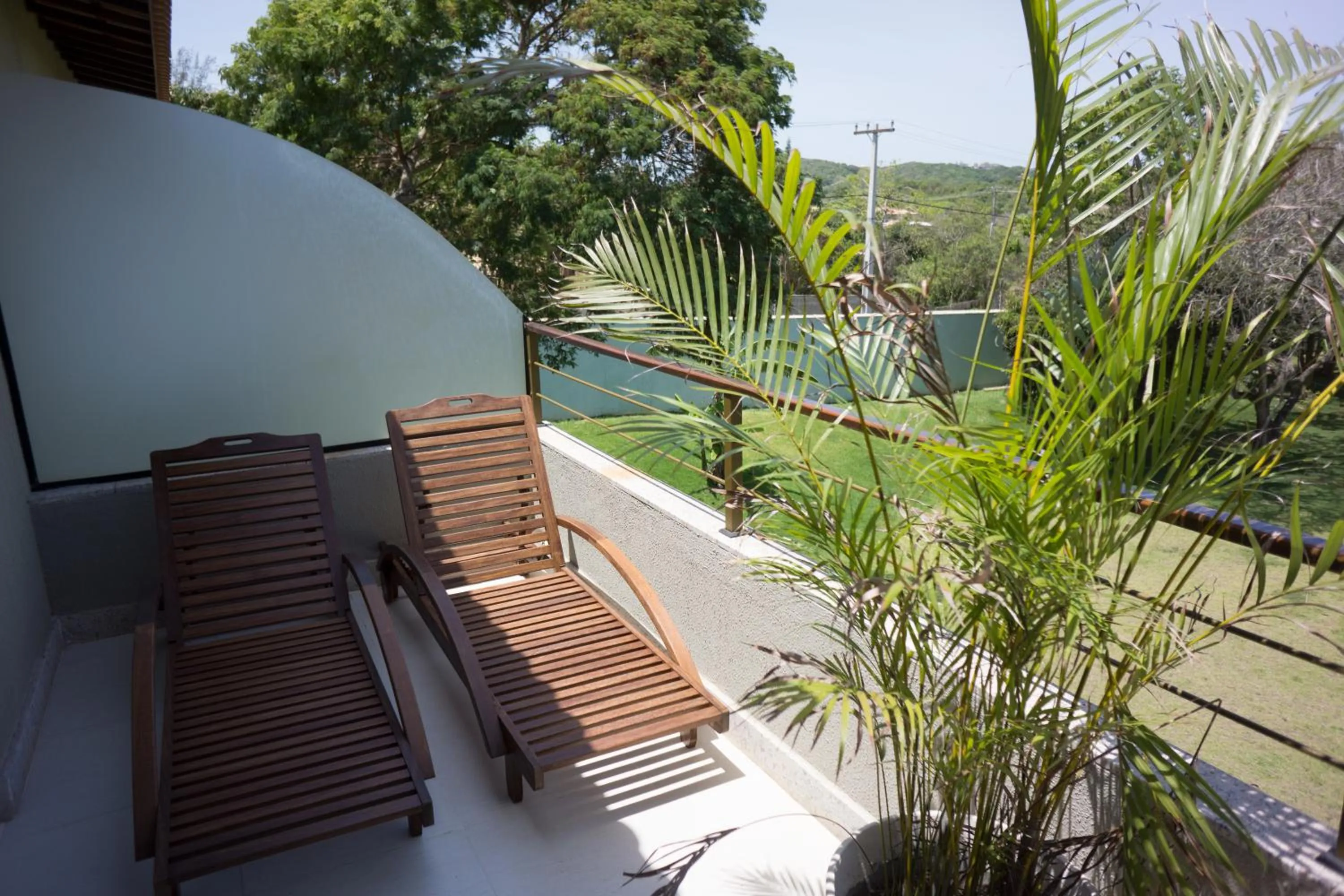 Balcony/Terrace in Pousada Aguas Claras