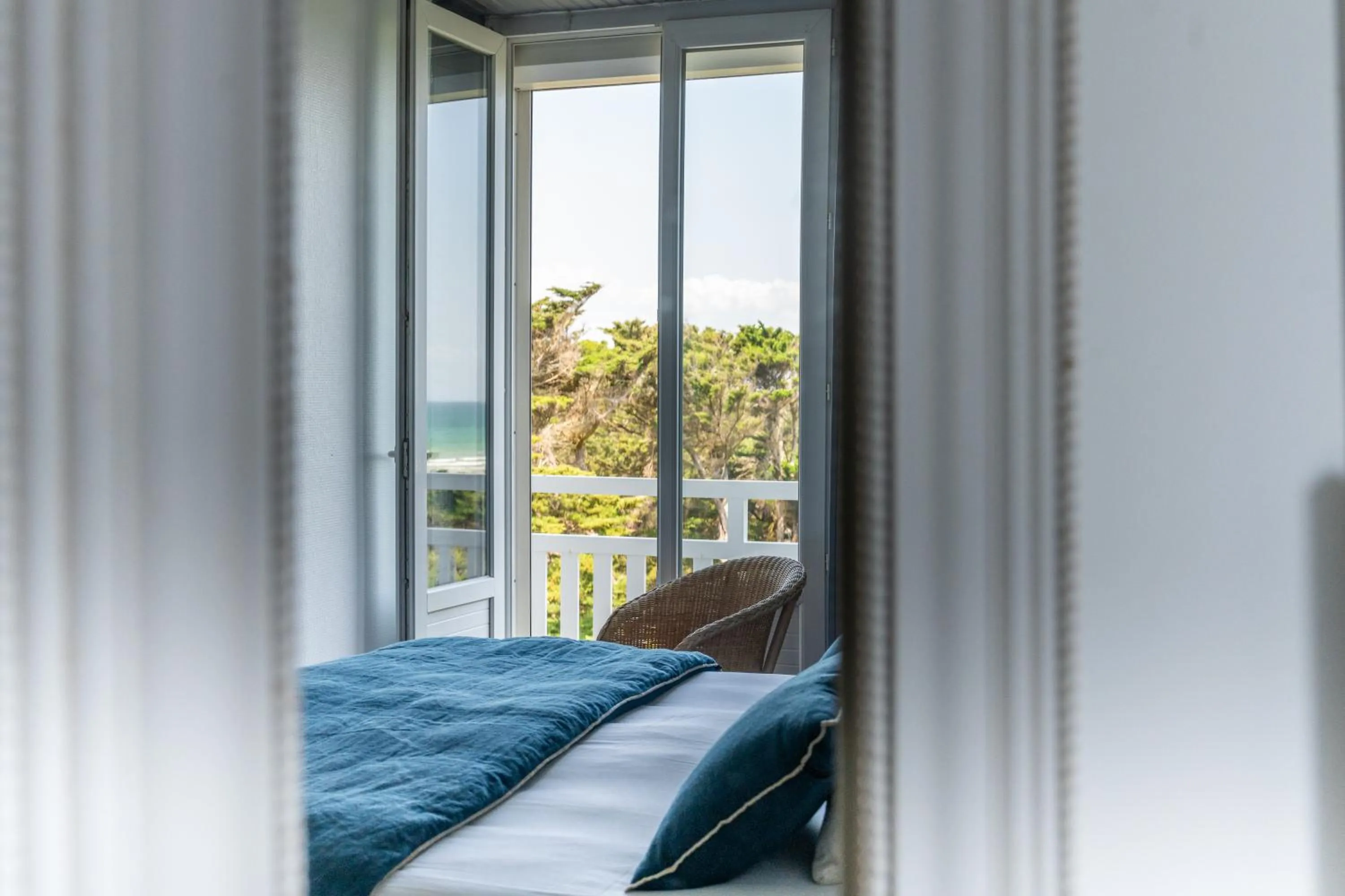 Bed in Hôtel Des Deux Mers