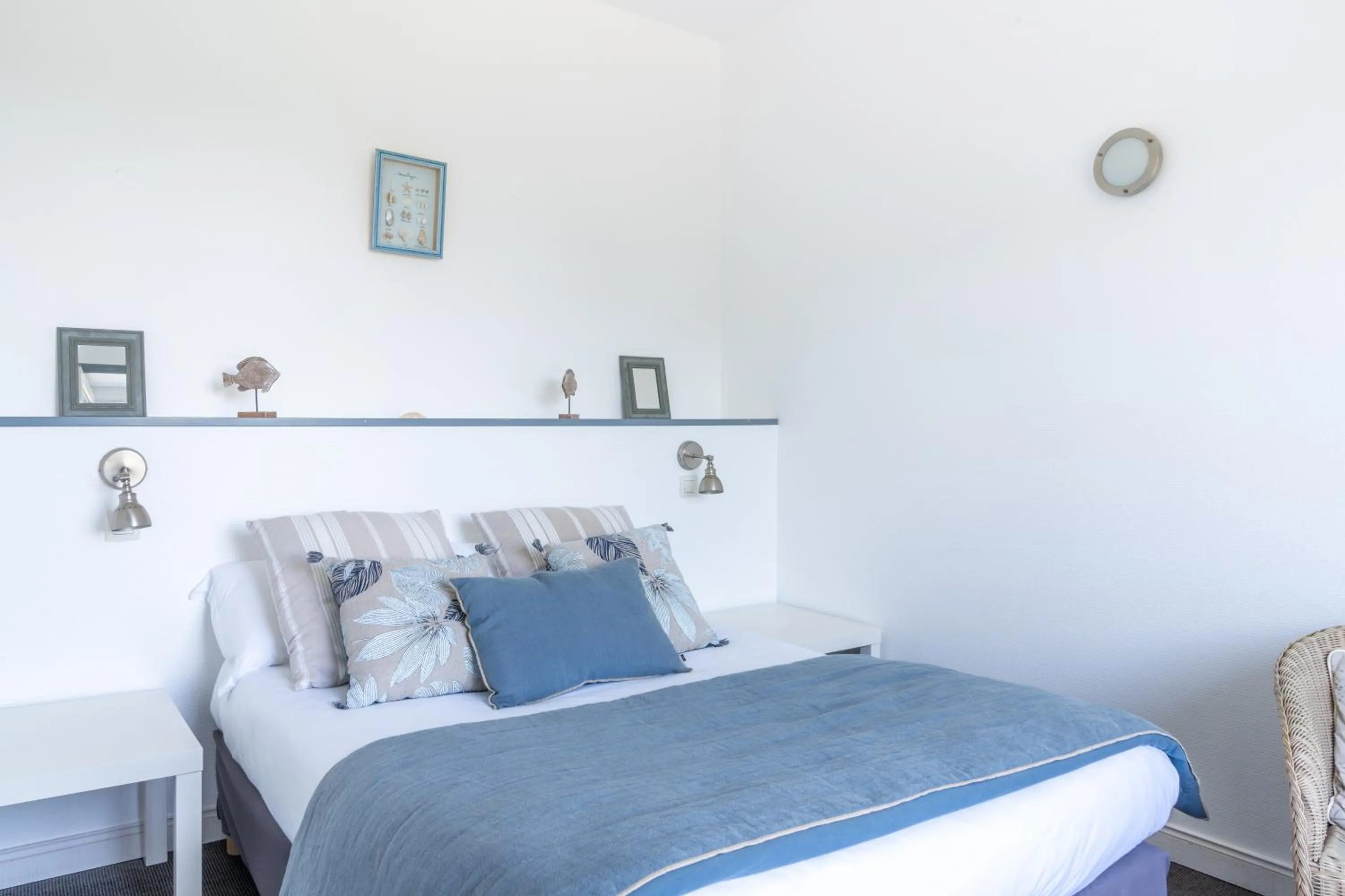 Bed in Hôtel Des Deux Mers