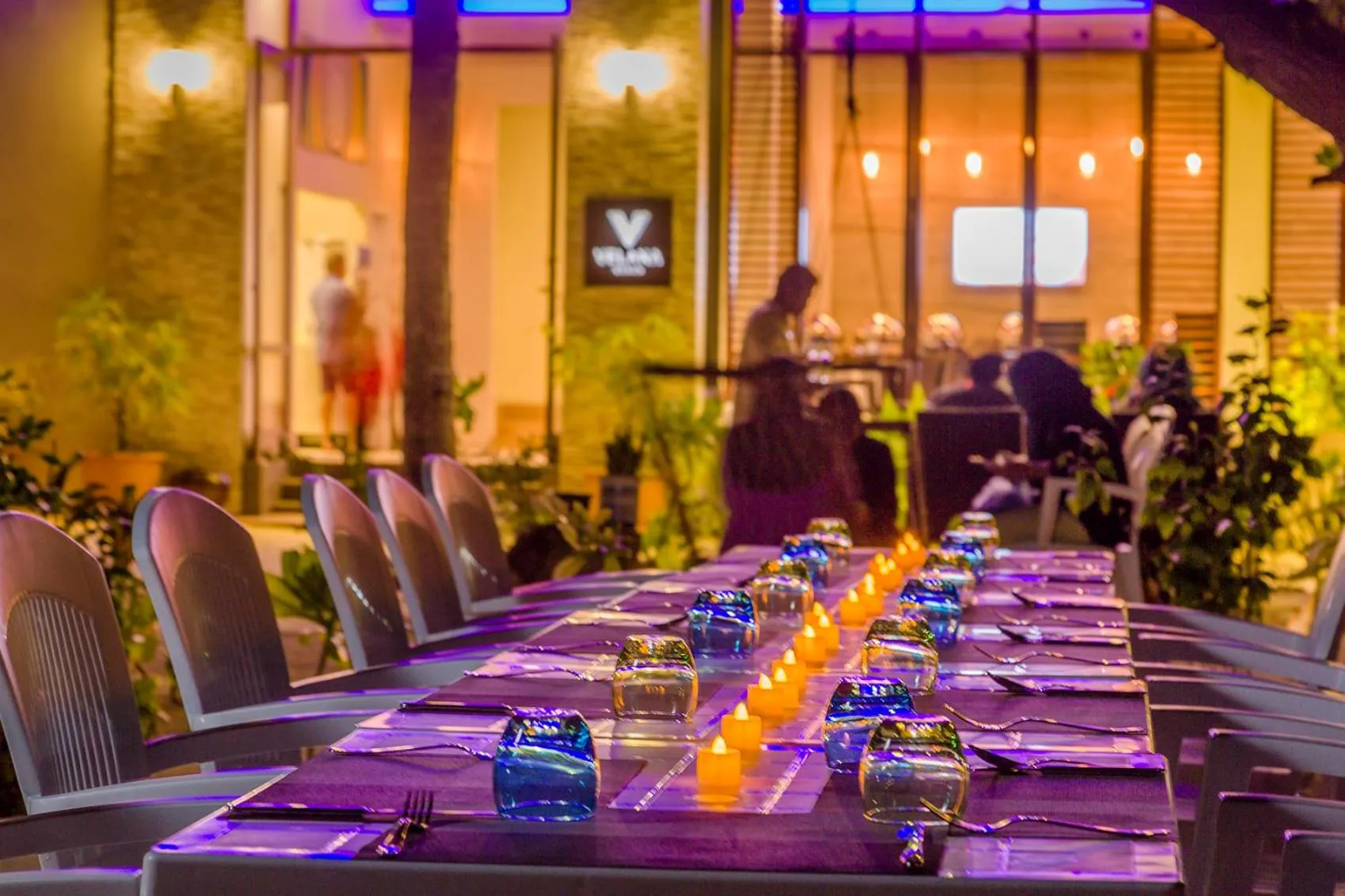 Continental breakfast in Velana Beach Hotel Maldives