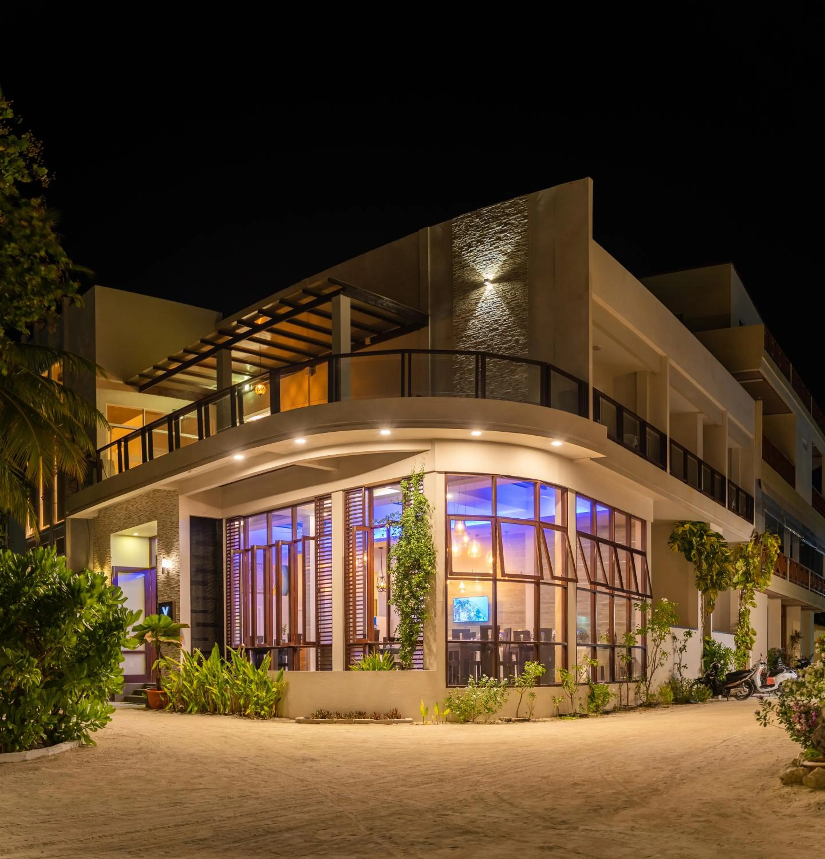 Property building in Velana Beach Hotel Maldives