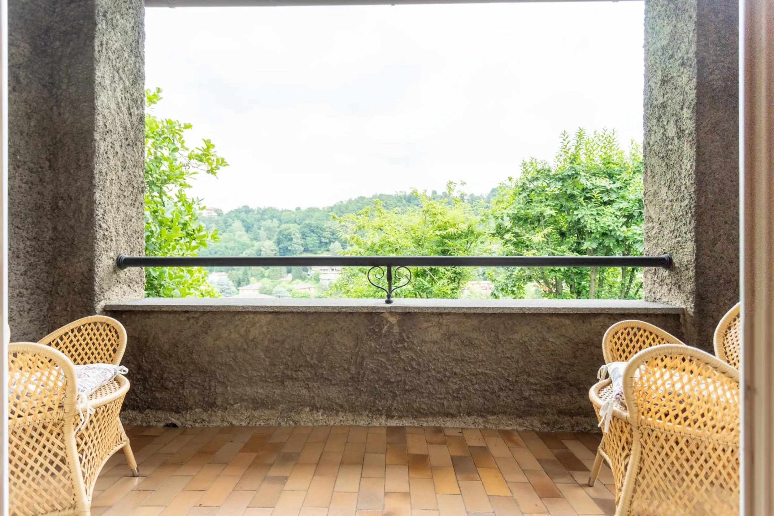 Balcony/Terrace in Ronco Dell'Abate - Lake Como Relais B&B
