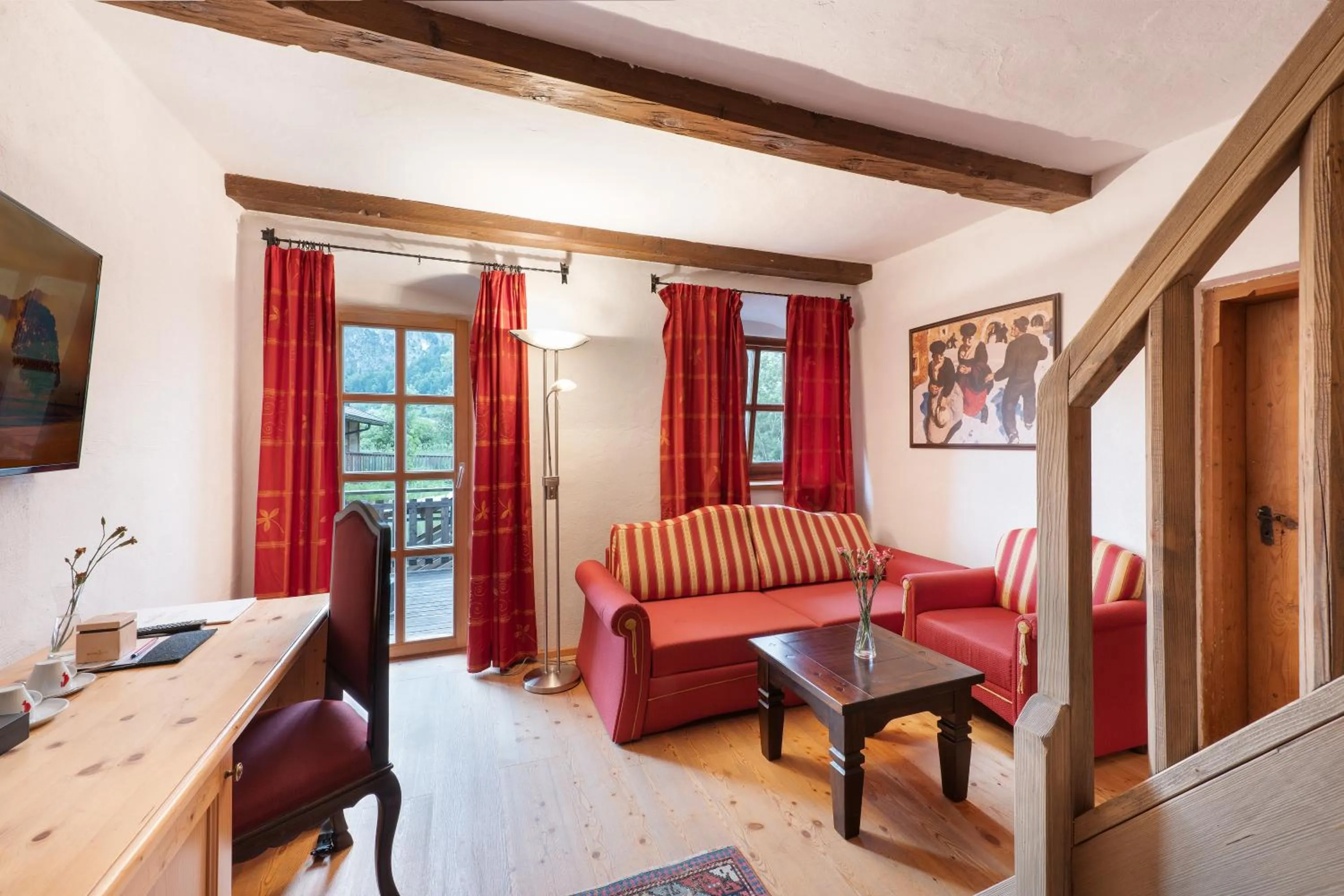 Seating area in Golf- und Sporthotel Moarhof