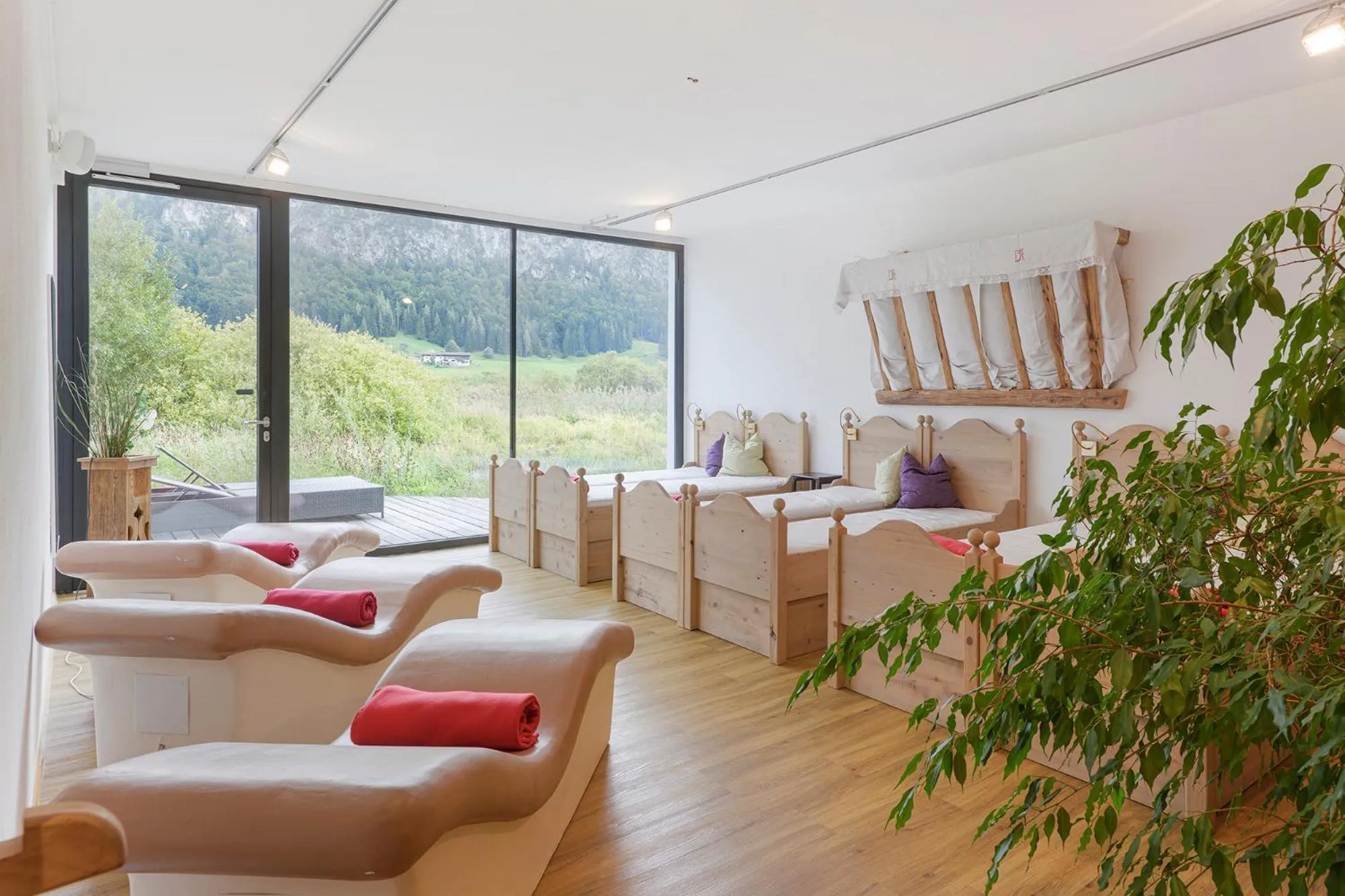 Spa and wellness centre/facilities in Golf- und Sporthotel Moarhof