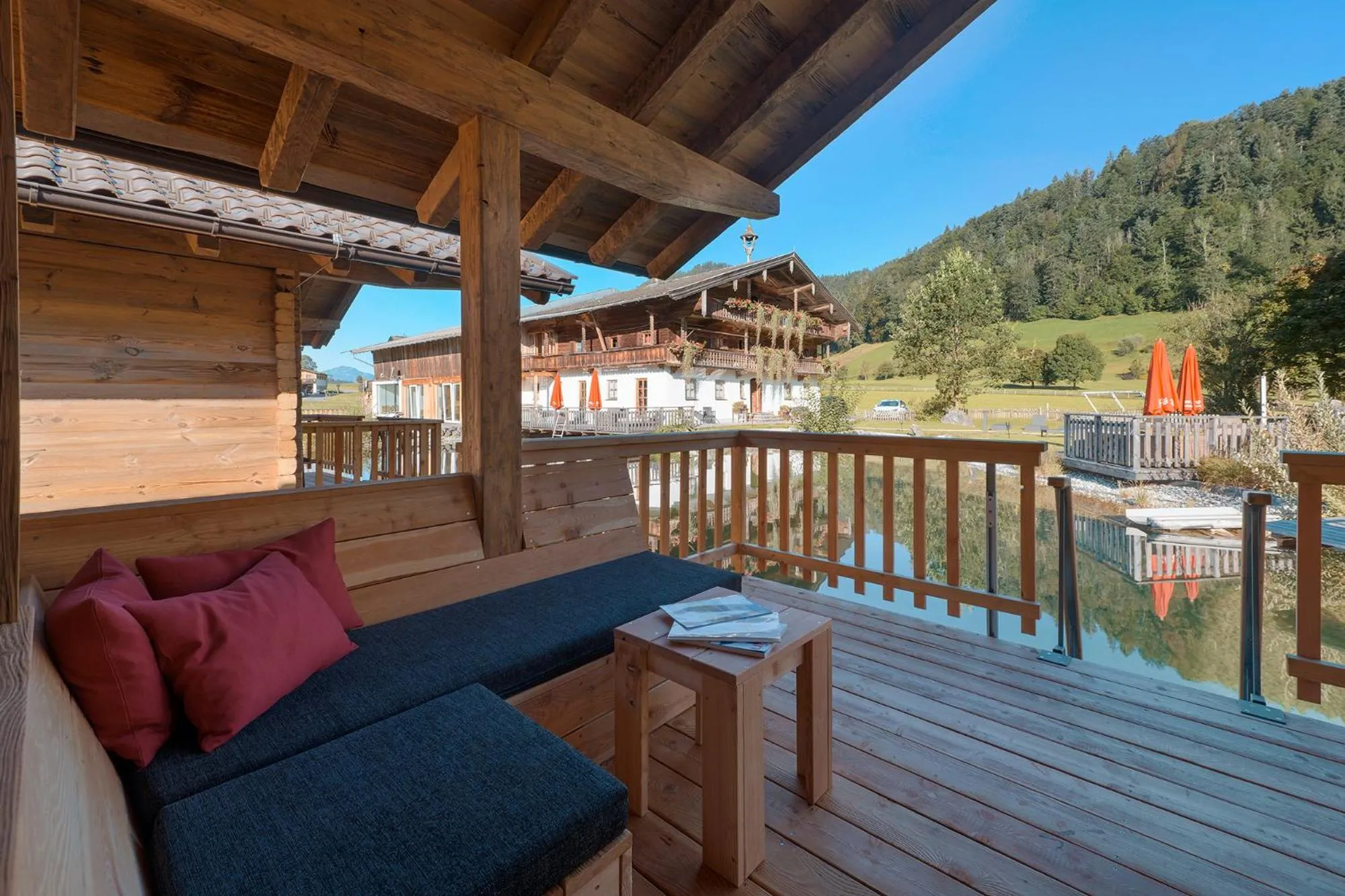 Balcony/Terrace in Golf- und Sporthotel Moarhof