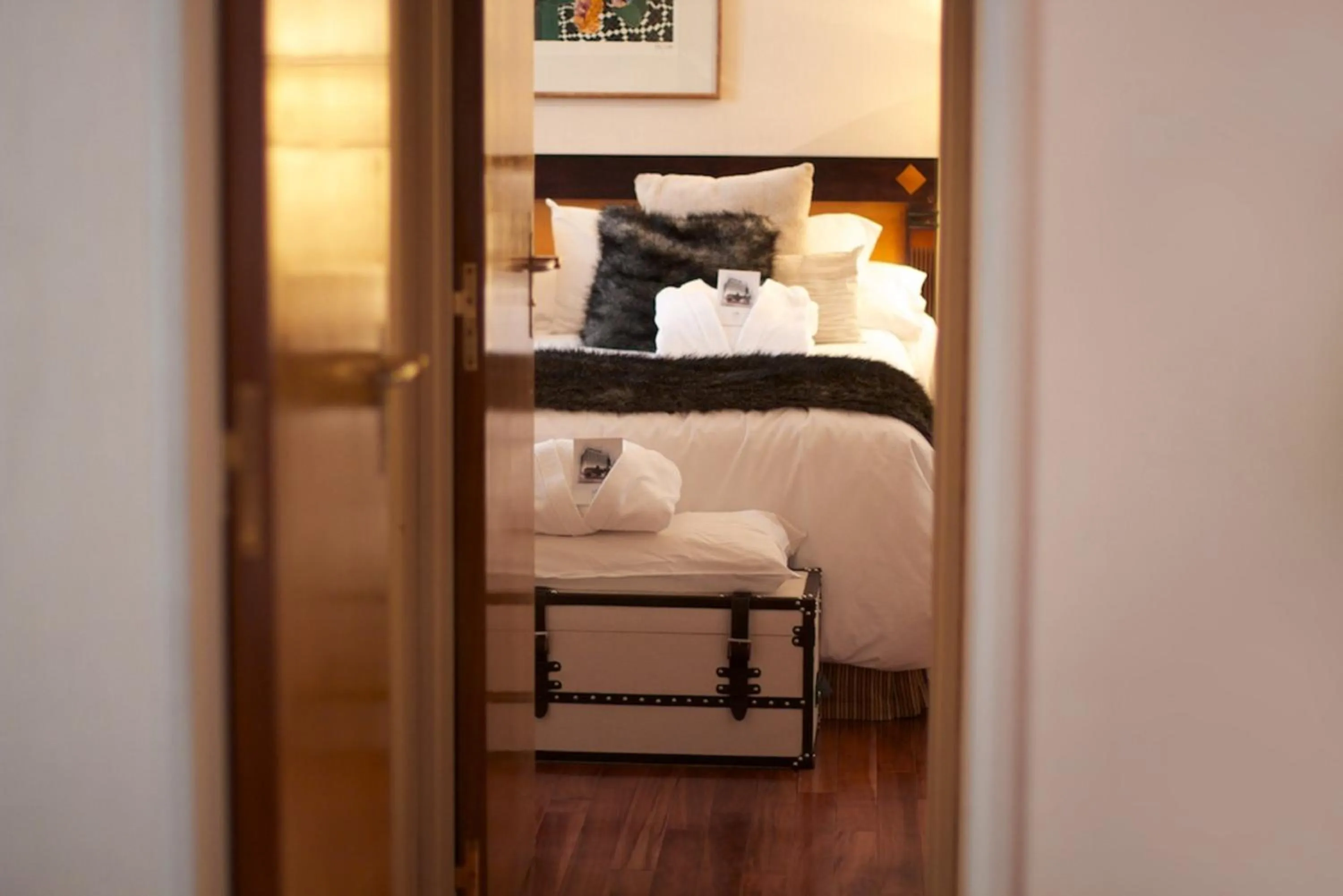 Bed in Argenta Tower Hotel & Suites