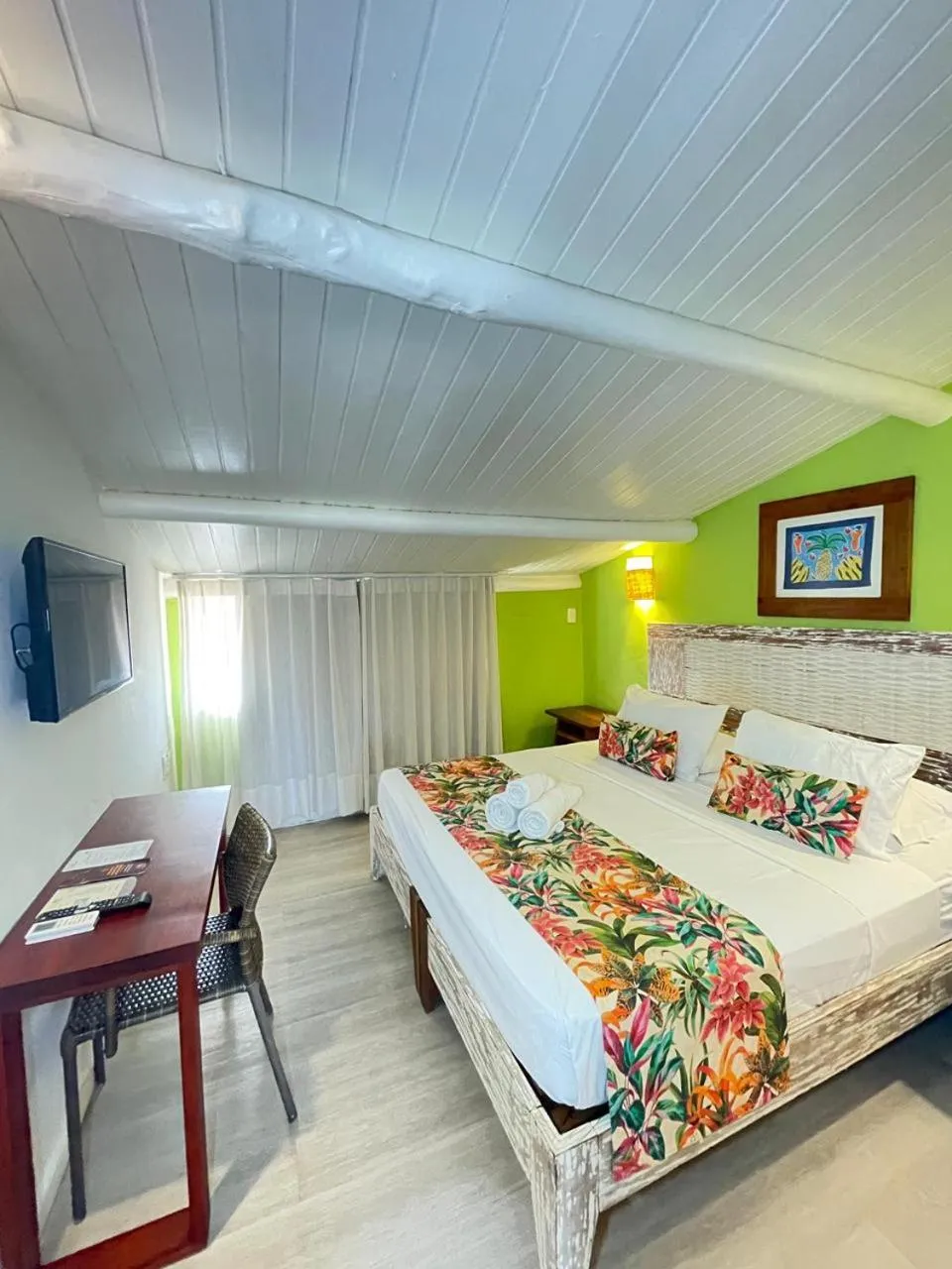 Bed in Sobrado da Vila Hotel