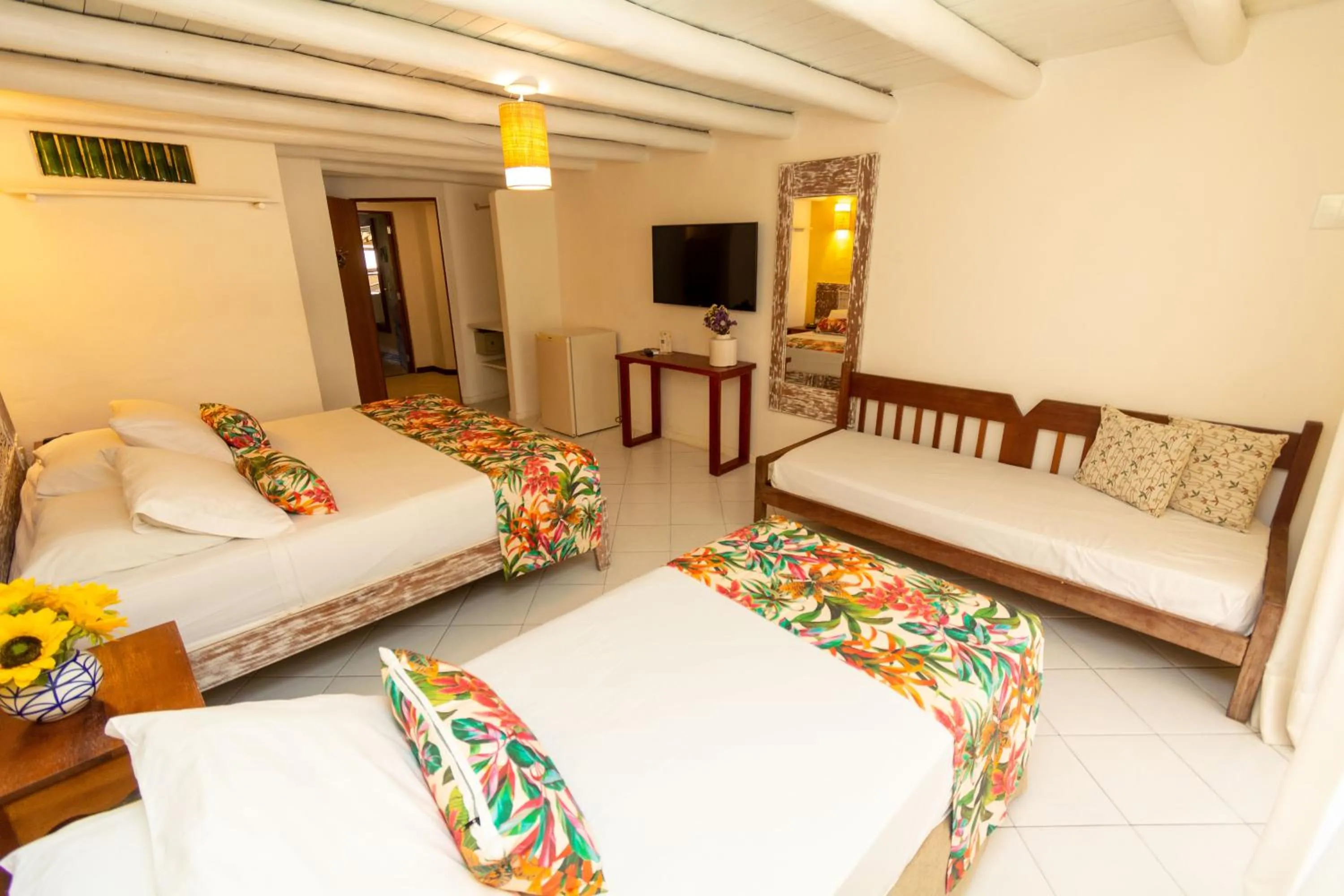 Bed in Sobrado da Vila Hotel