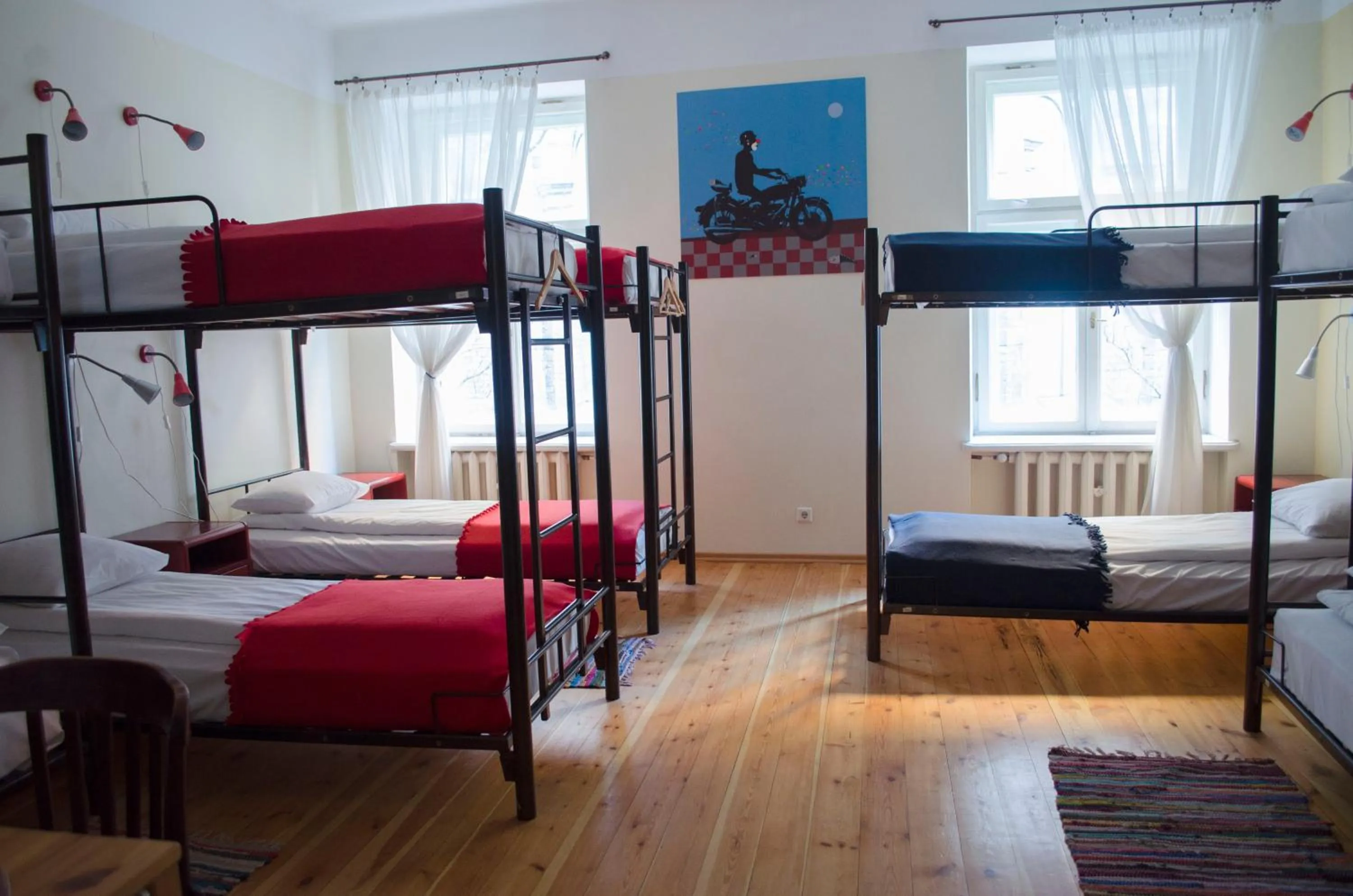 Photo of the whole room, Bed in Red Nose Hostel with Self-Check In