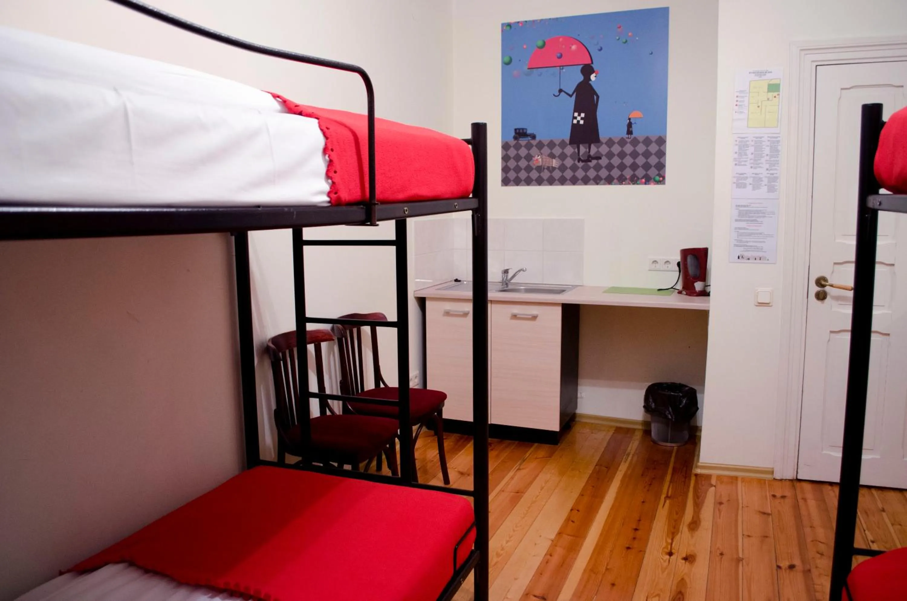 Photo of the whole room, Bed in Red Nose Hostel with Self-Check In