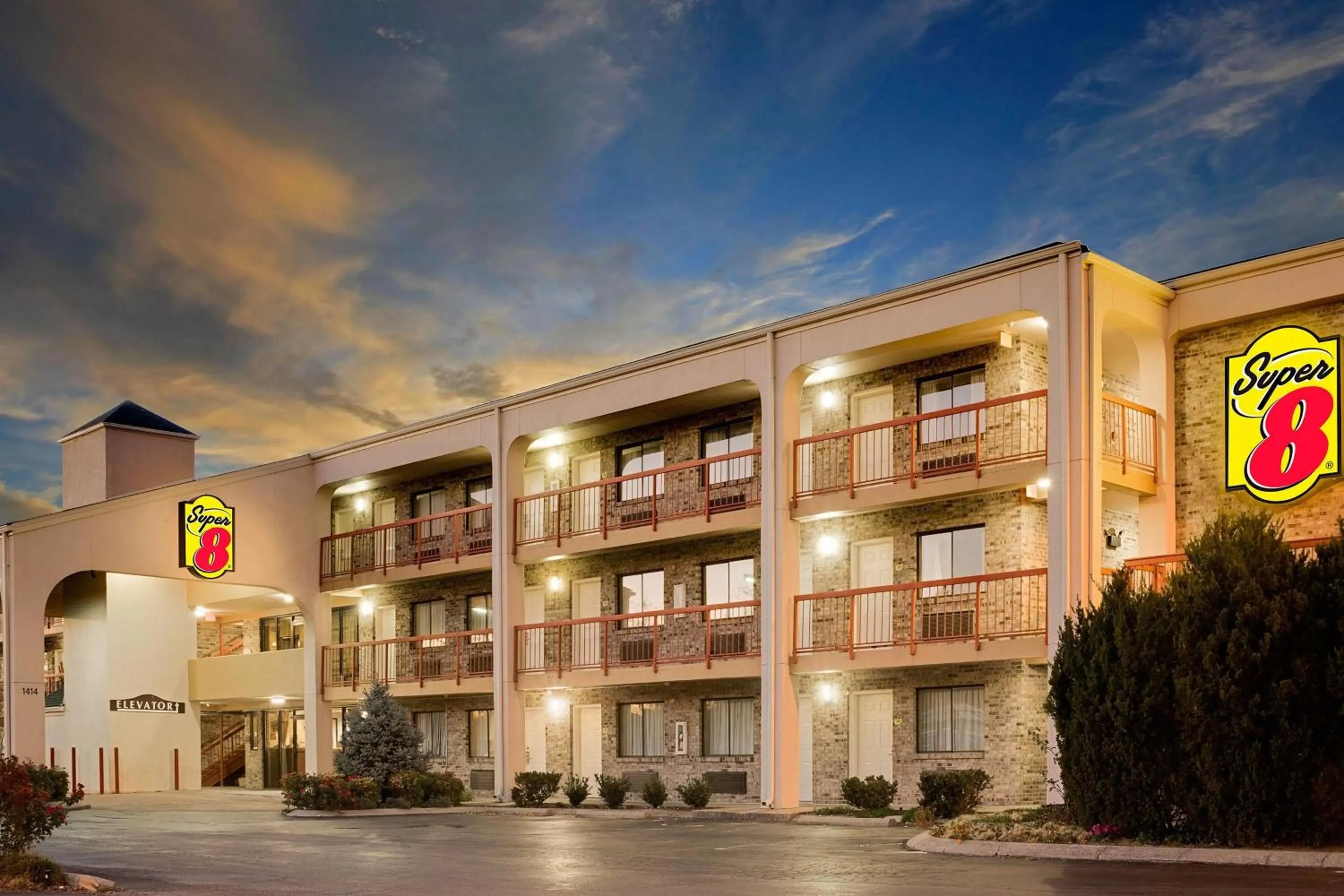 Property building in Super 8 by Wyndham Hermitage Nashville