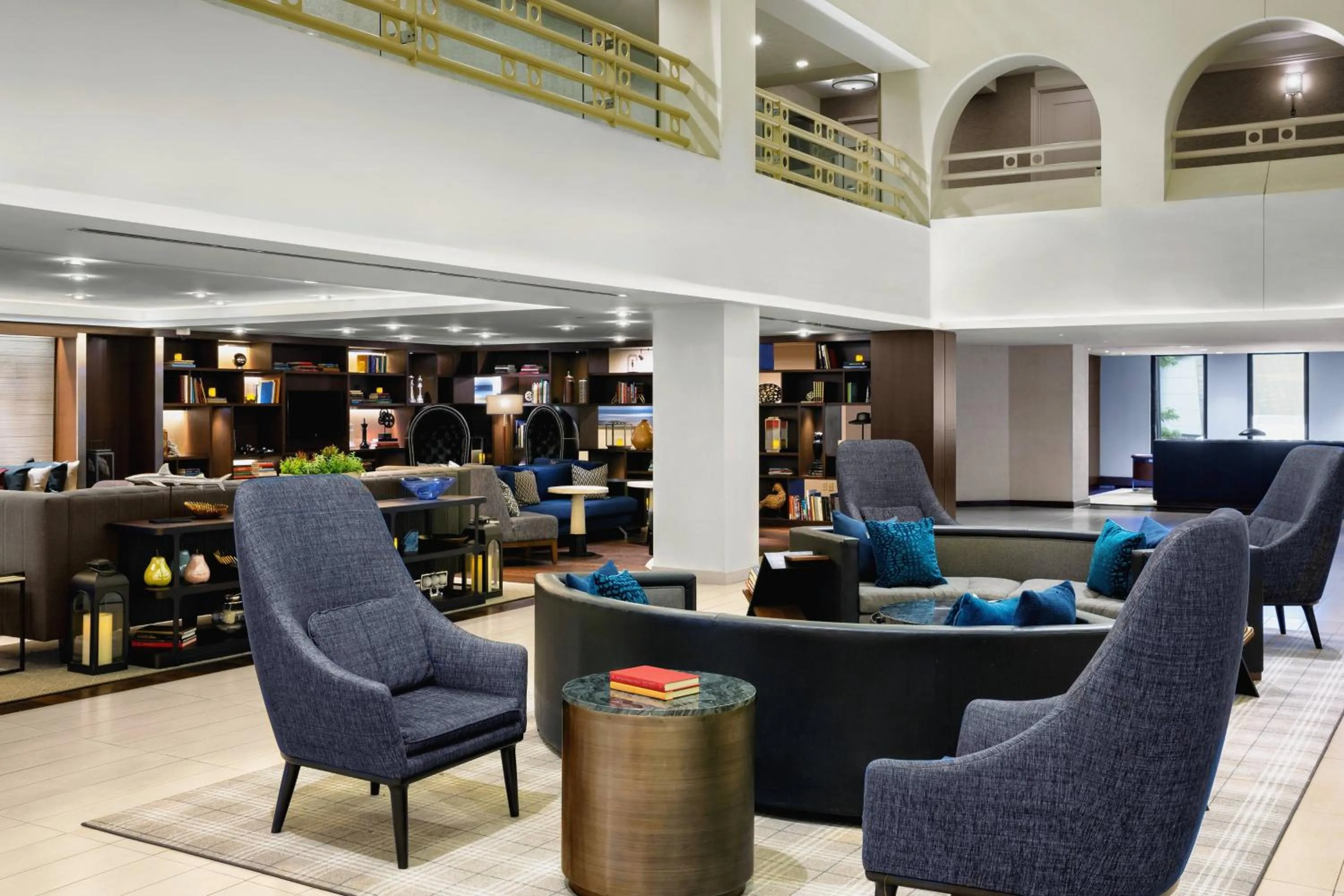 Lobby or reception in Boston Marriott Long Wharf