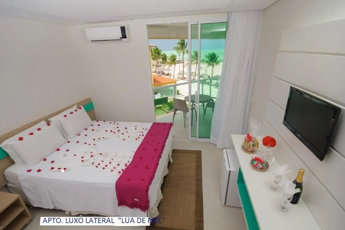 Photo of the whole room, Bed in Praia Dourada Resort Maragogi