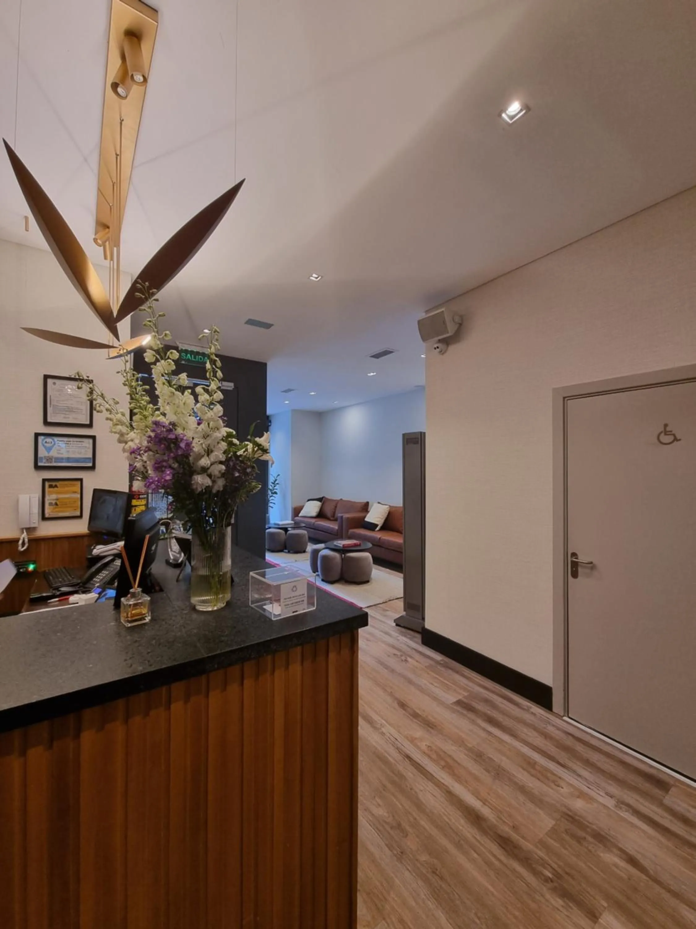 Lobby or reception, Bed in Fierro Hotel Buenos Aires