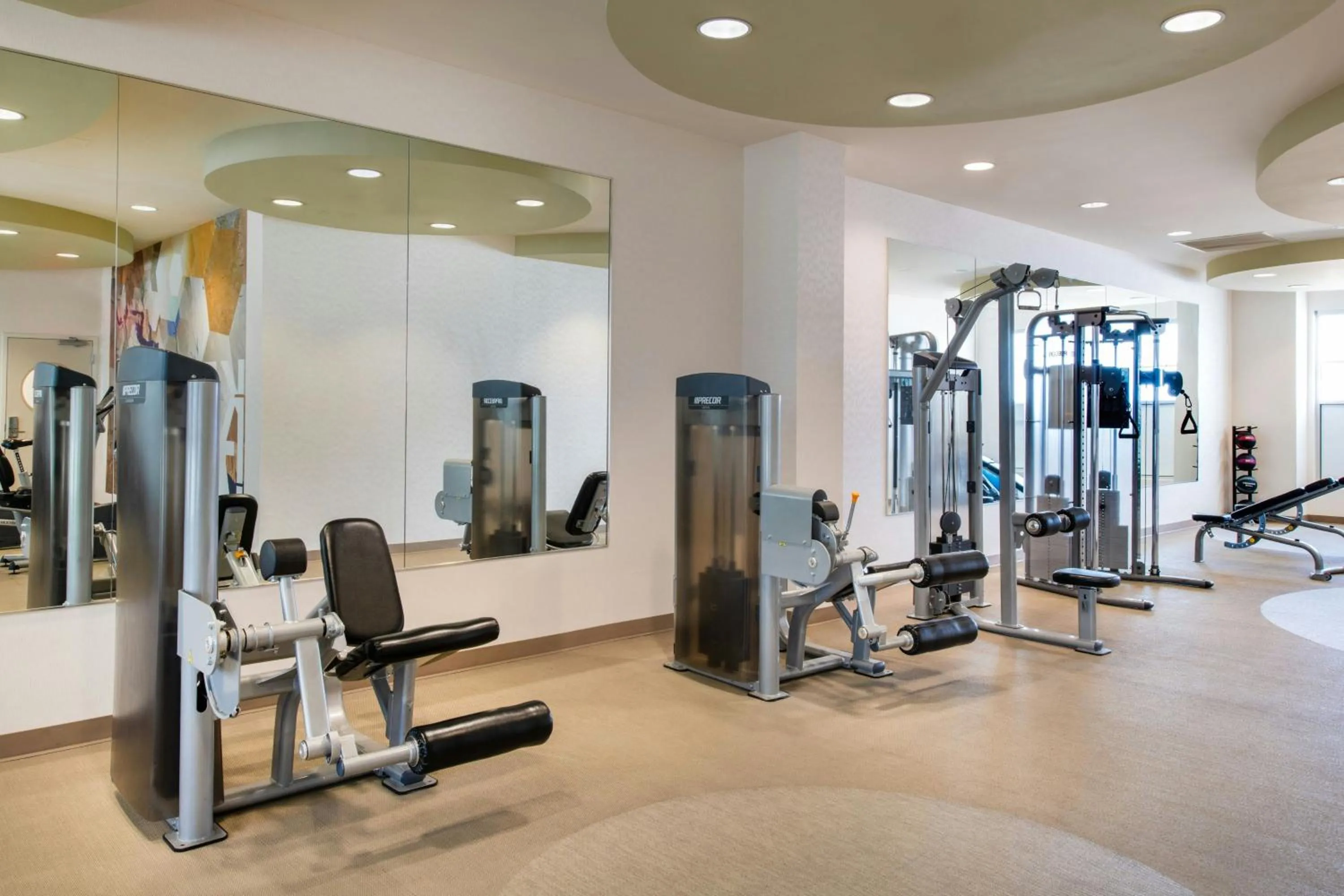 Fitness centre/facilities in SpringHill Suites by Marriott Las Vegas Convention Center