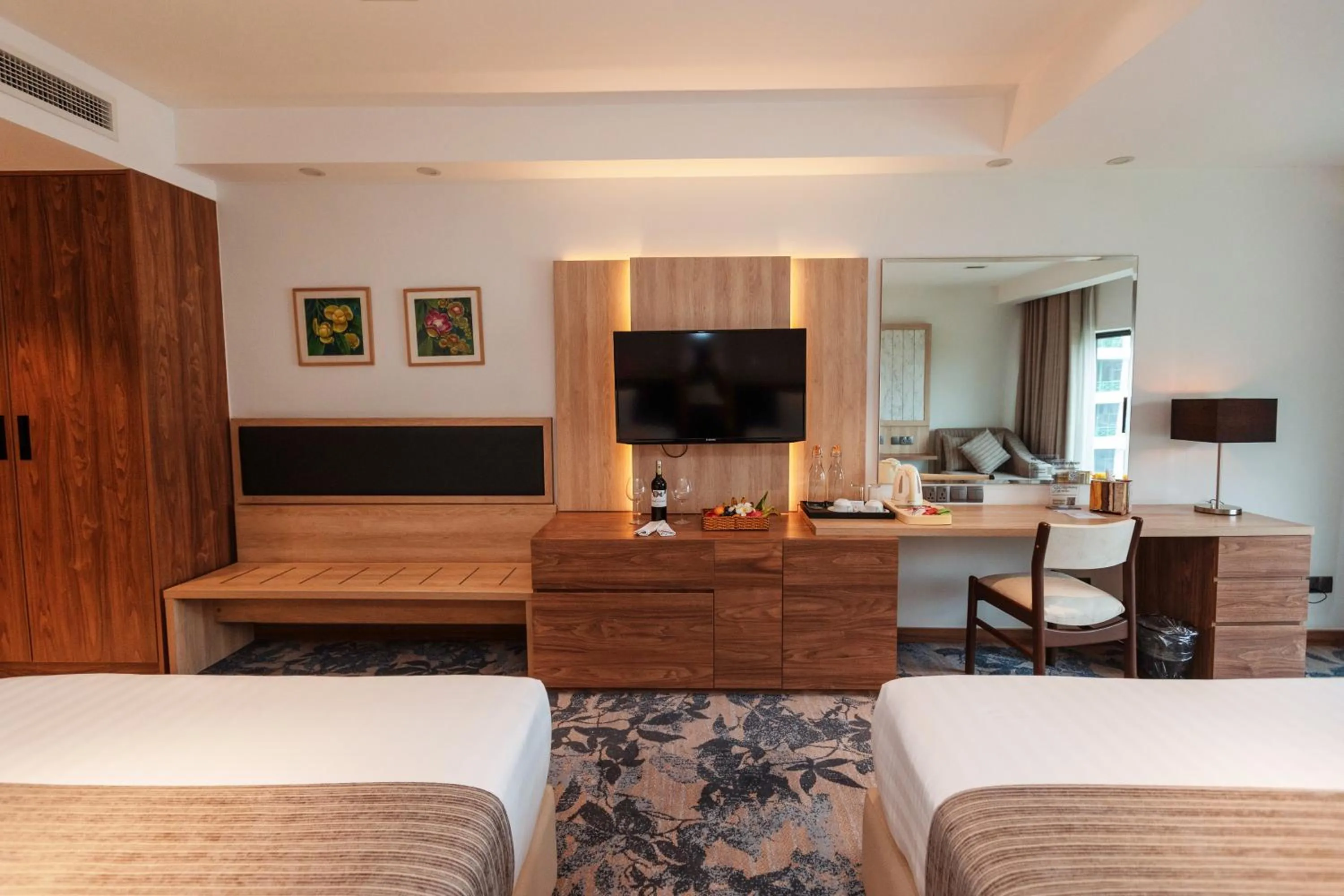 Bed in Hotel Cambodiana