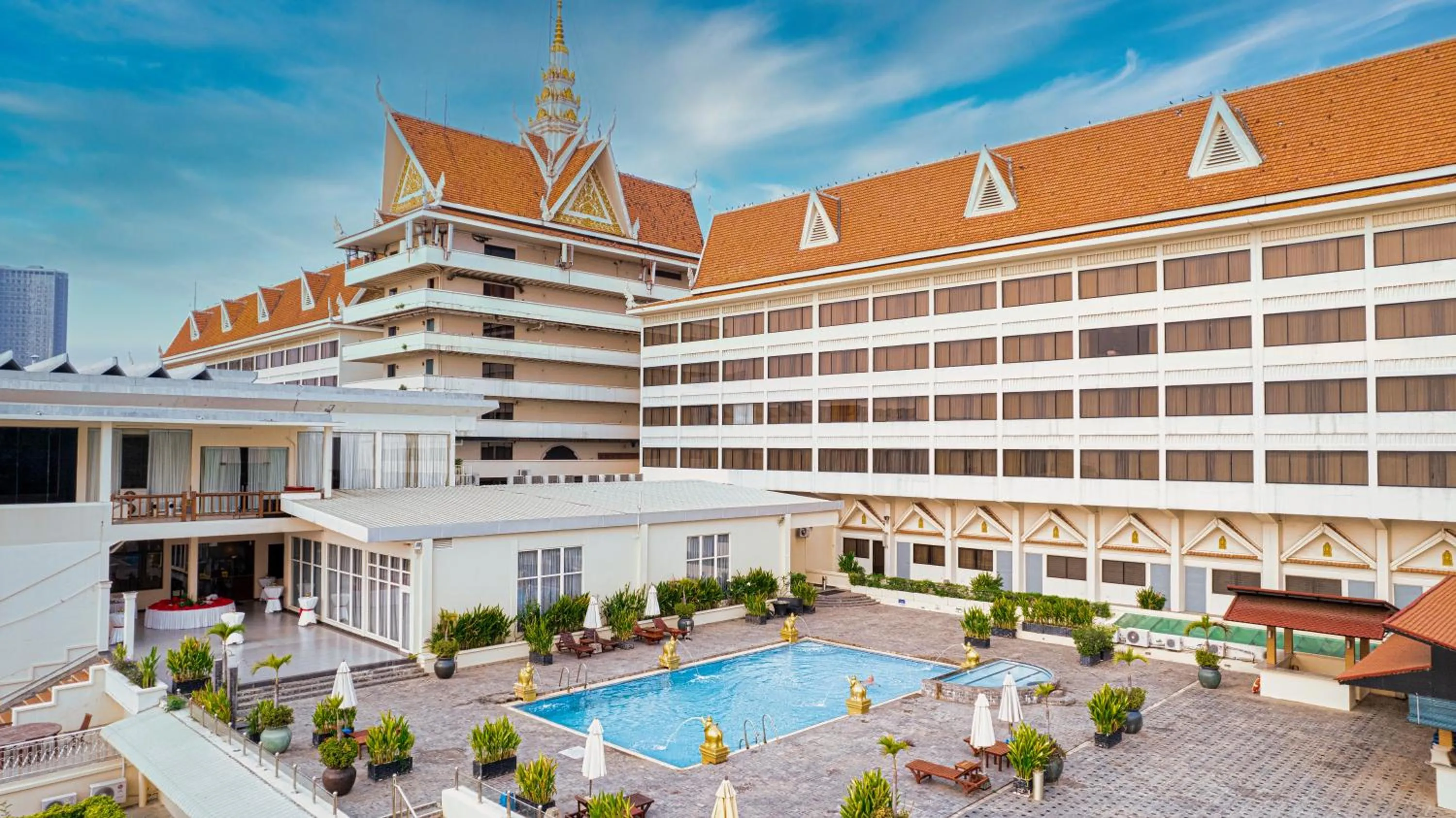 Property building in Hotel Cambodiana