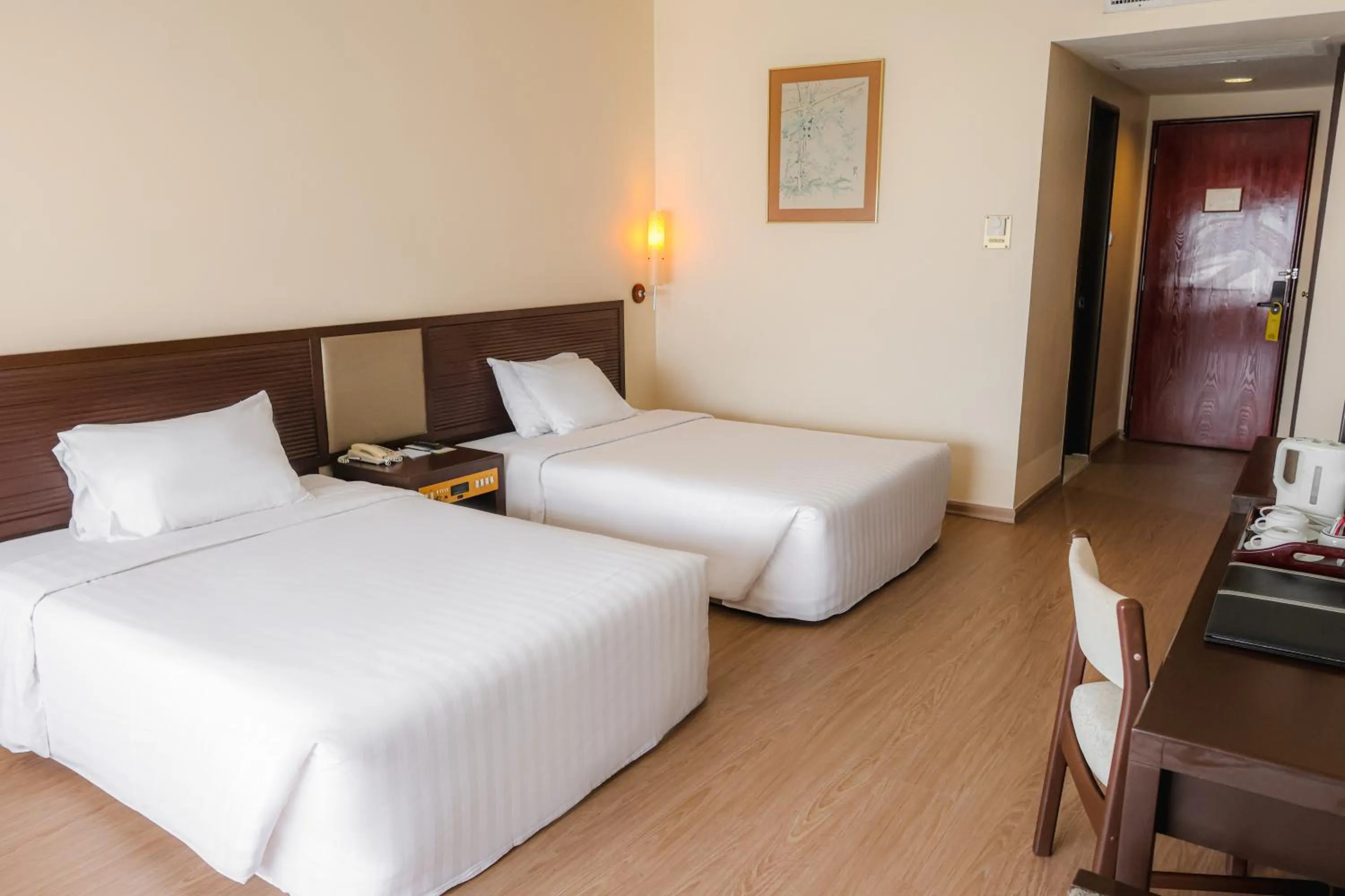 Bed in Hotel Cambodiana