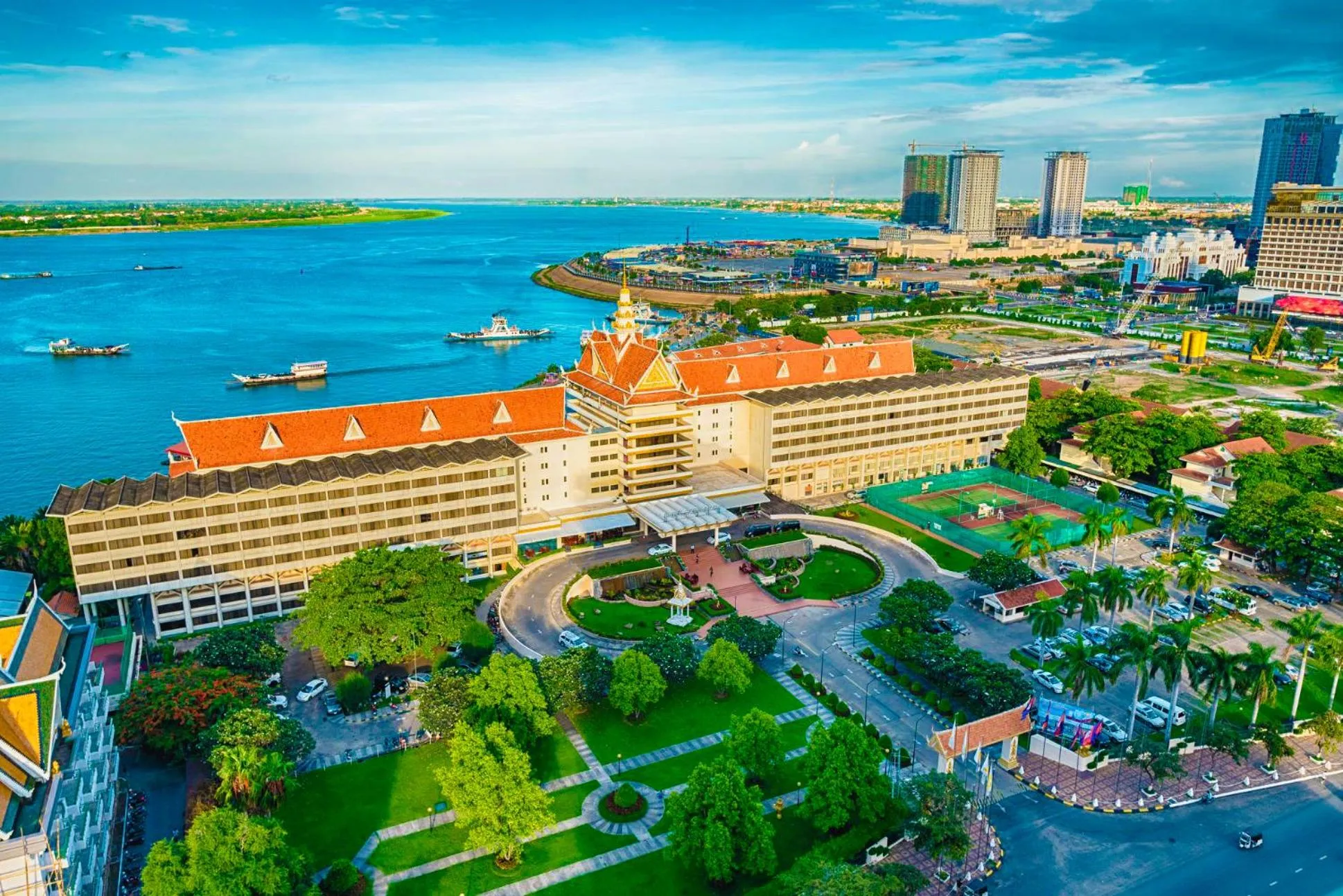 Property building in Hotel Cambodiana