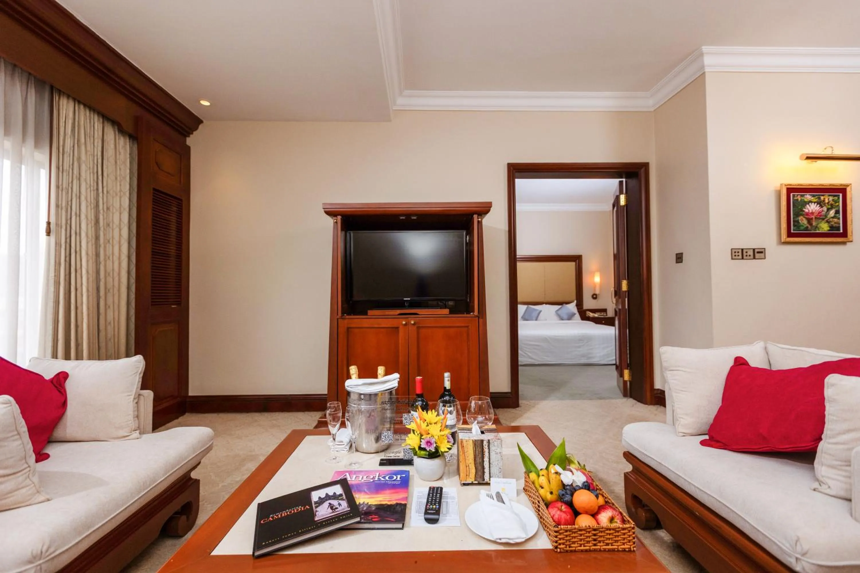 Bed in Hotel Cambodiana