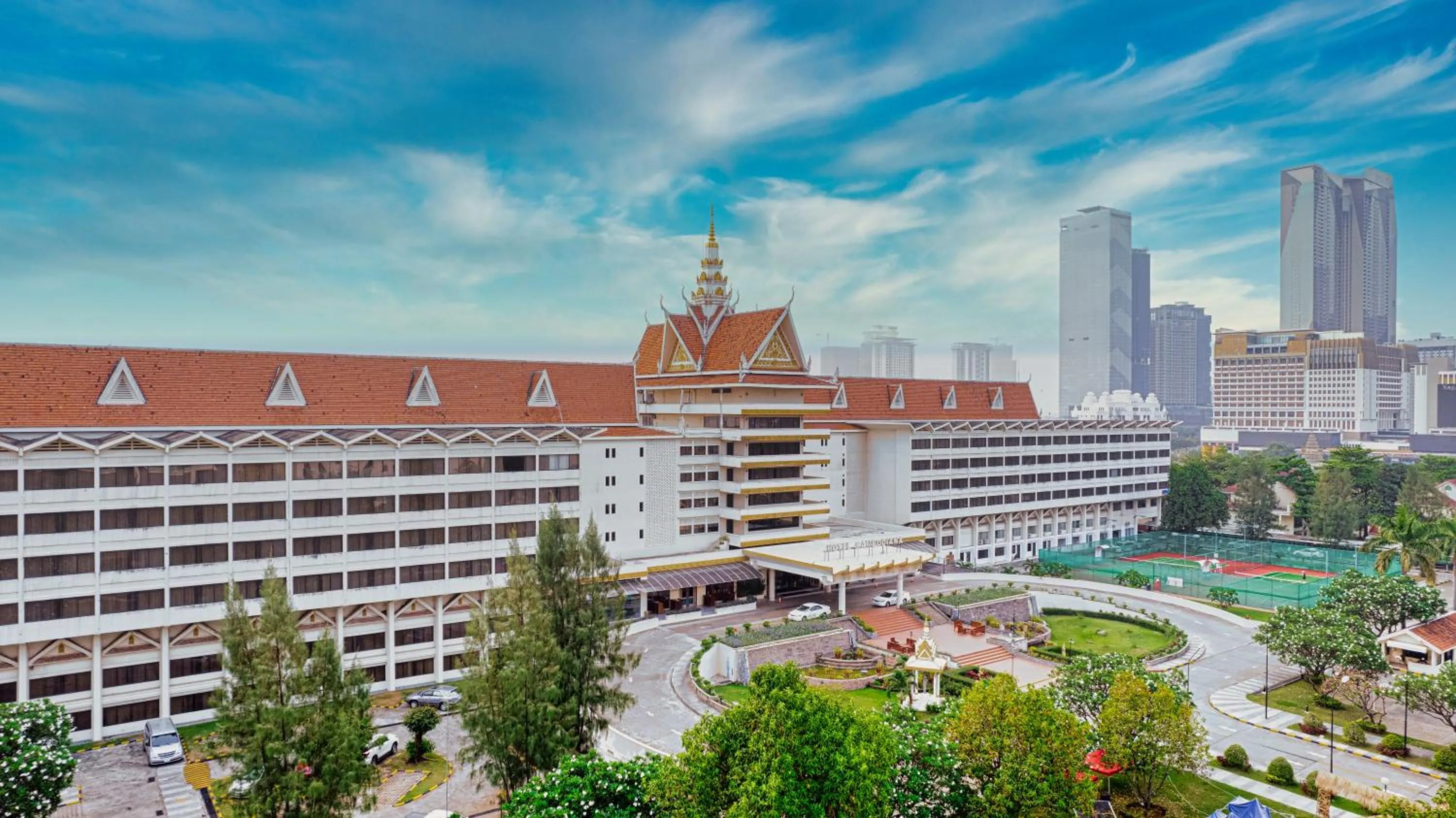 Property building in Hotel Cambodiana