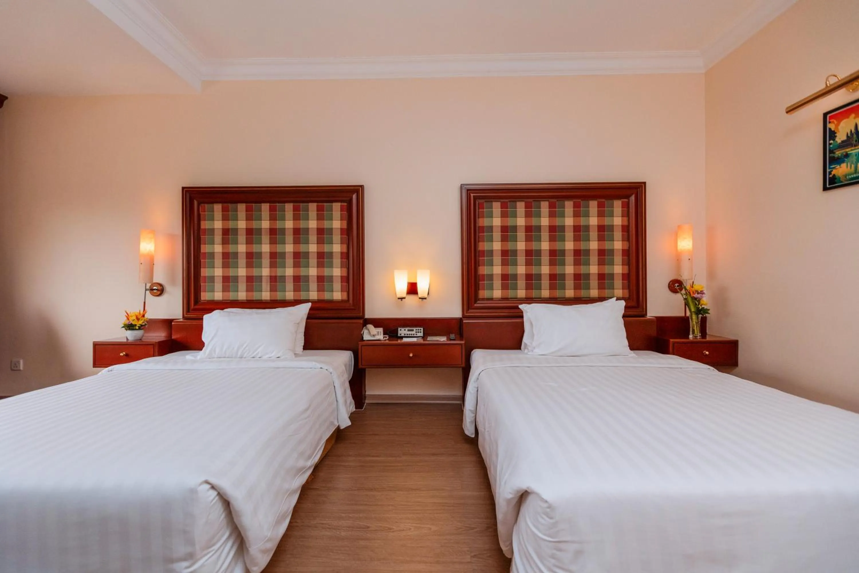 Bed in Hotel Cambodiana