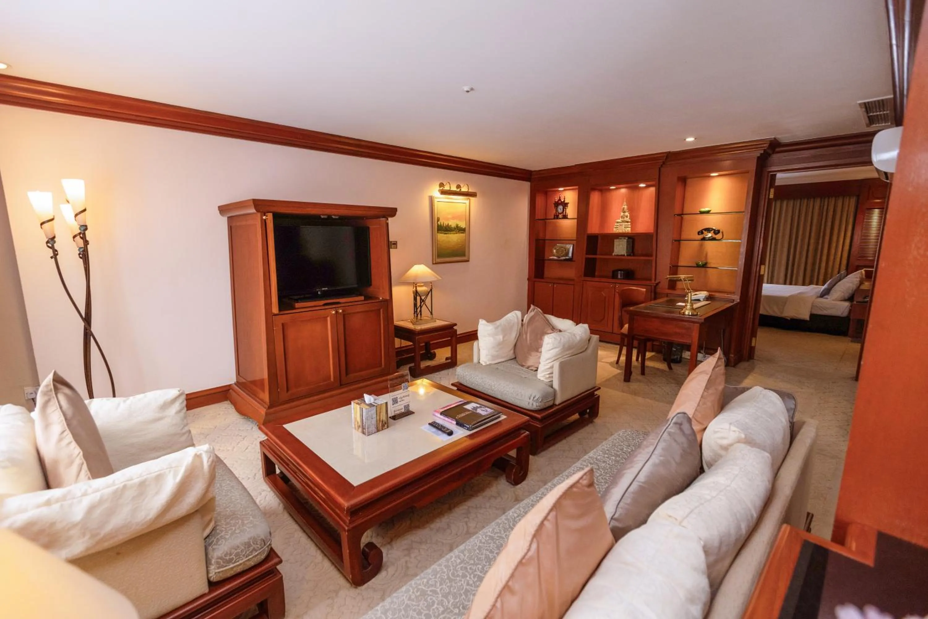 Living room in Hotel Cambodiana