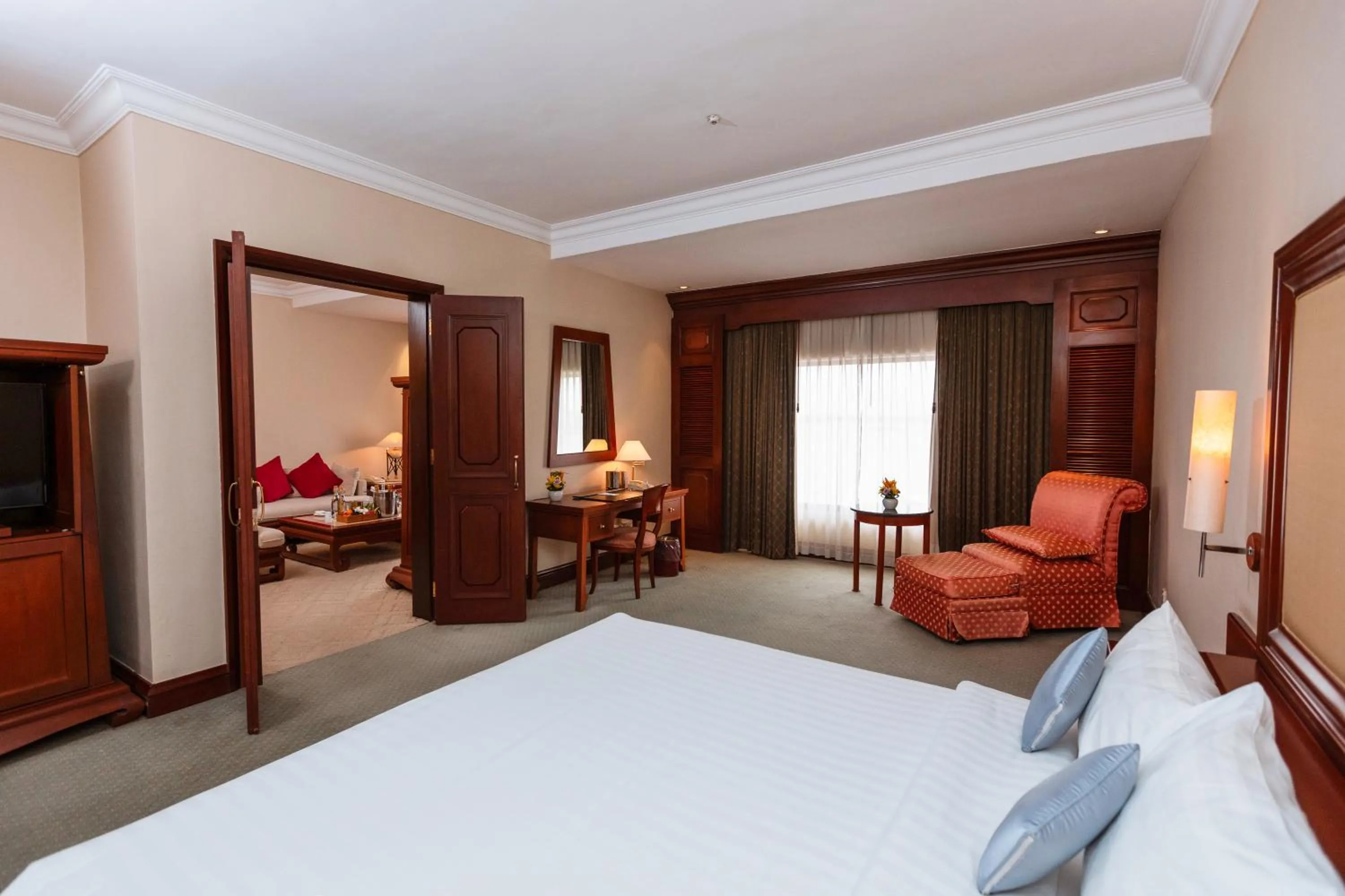 Bed in Hotel Cambodiana