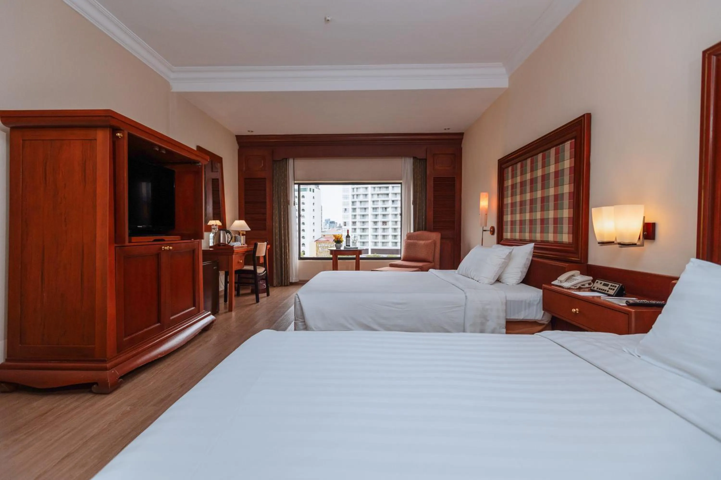 Bed in Hotel Cambodiana