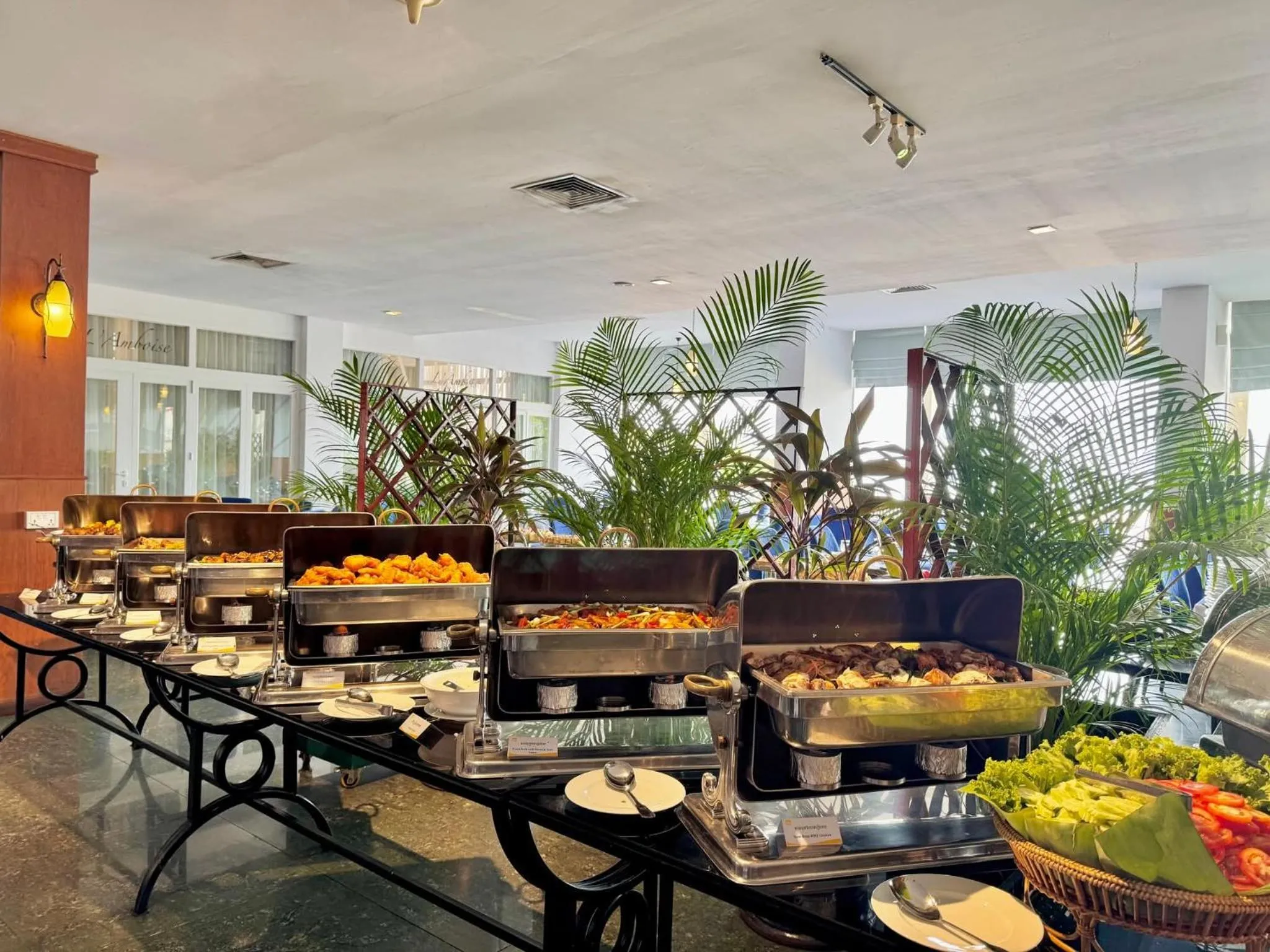 Breakfast in Hotel Cambodiana