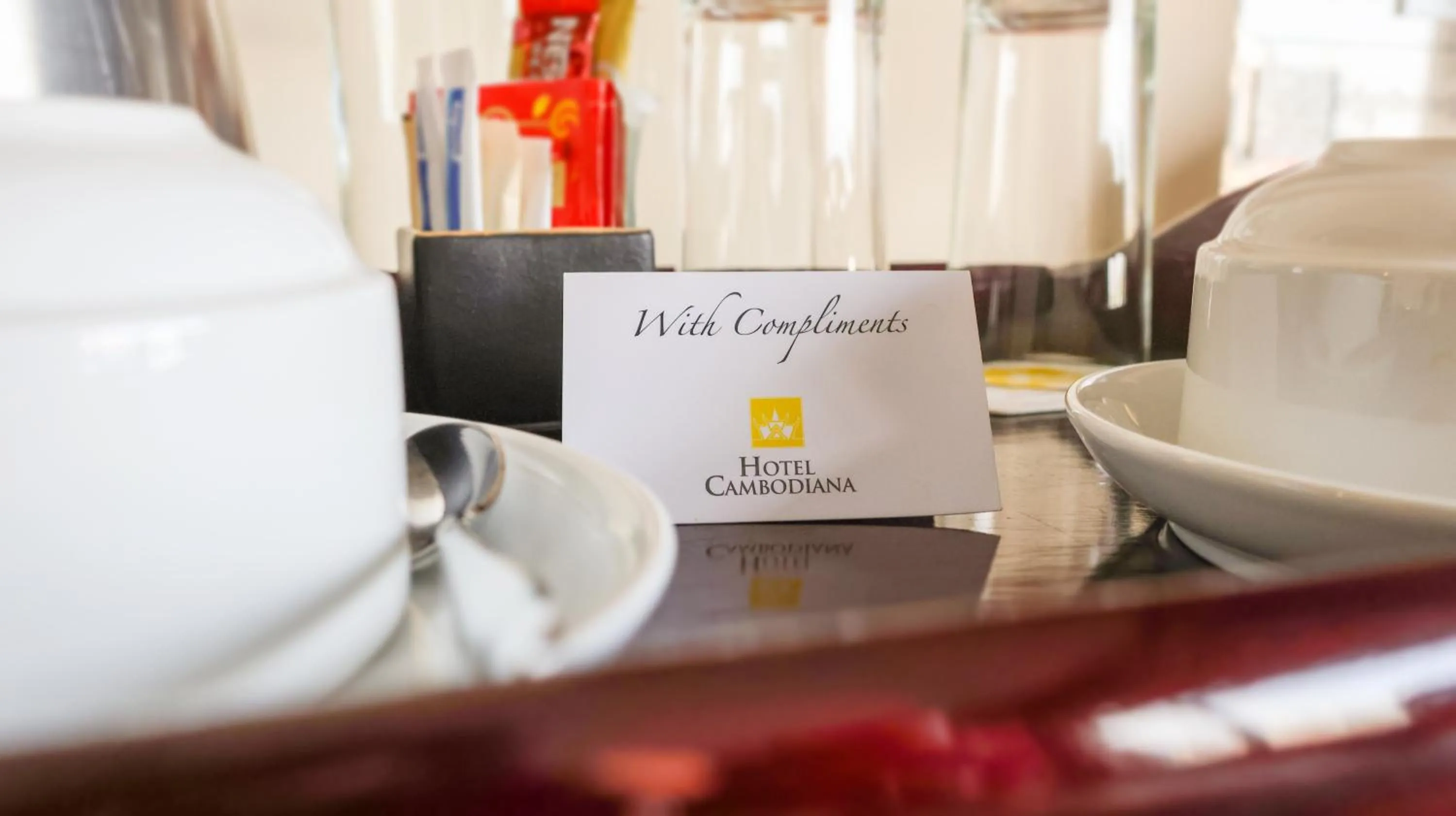 Coffee/tea facilities in Hotel Cambodiana