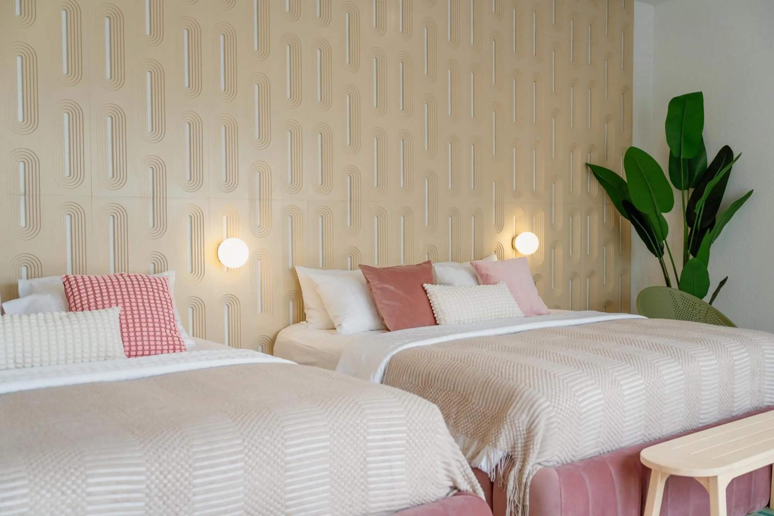 Bed in Maldives Beach Resort