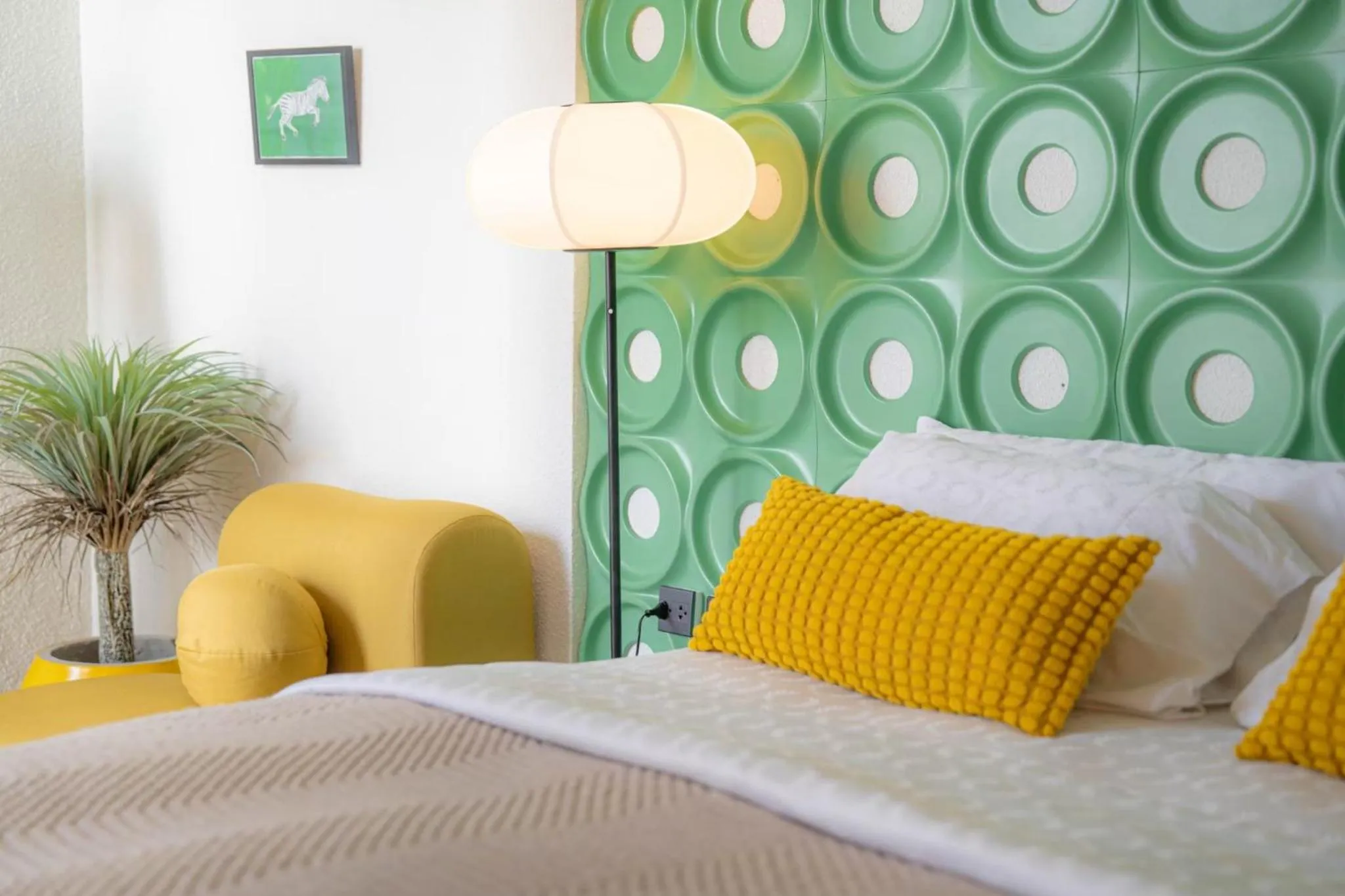 Bed in Maldives Beach Resort