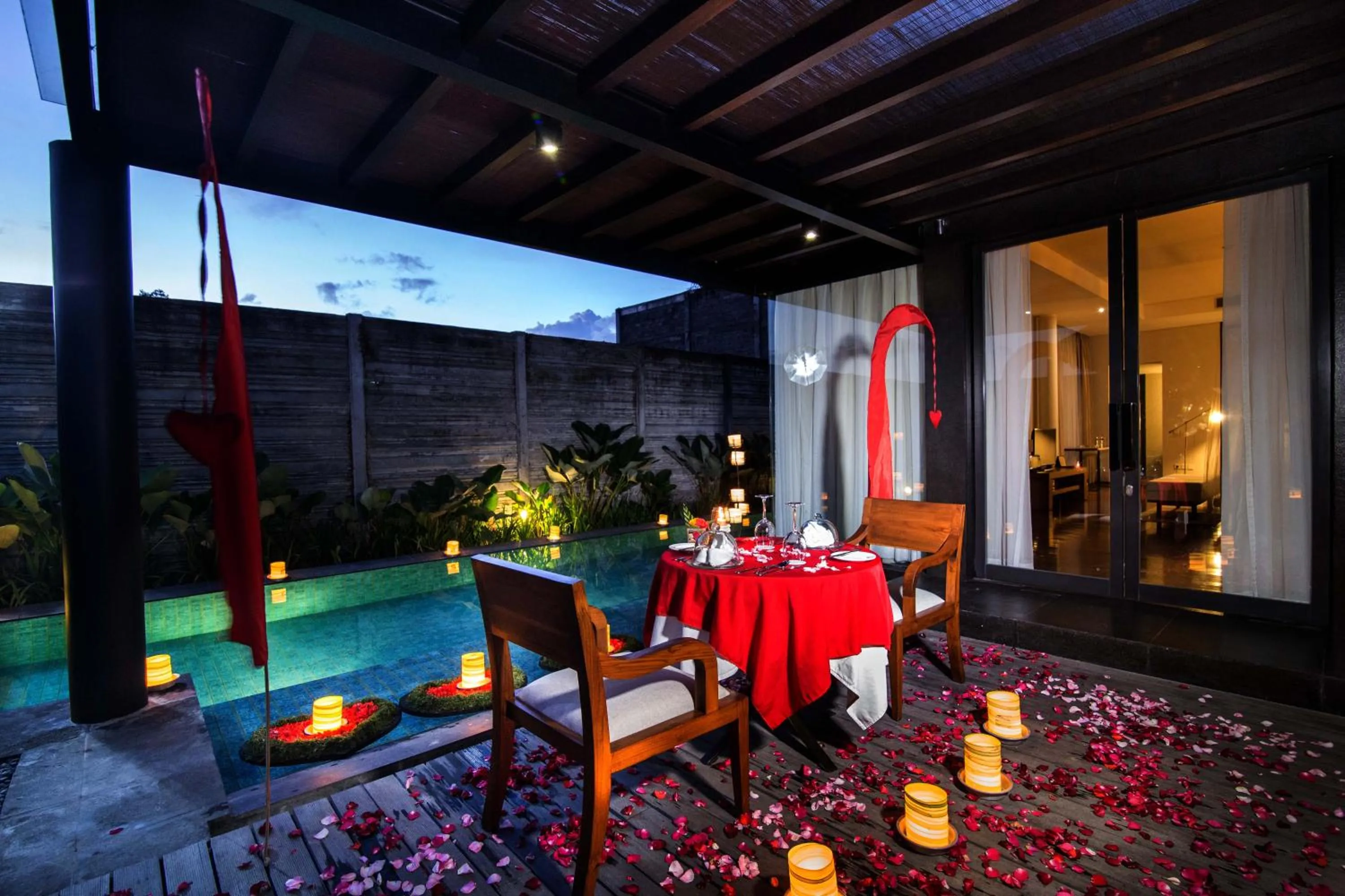 Dinner in Javana Royal Villas