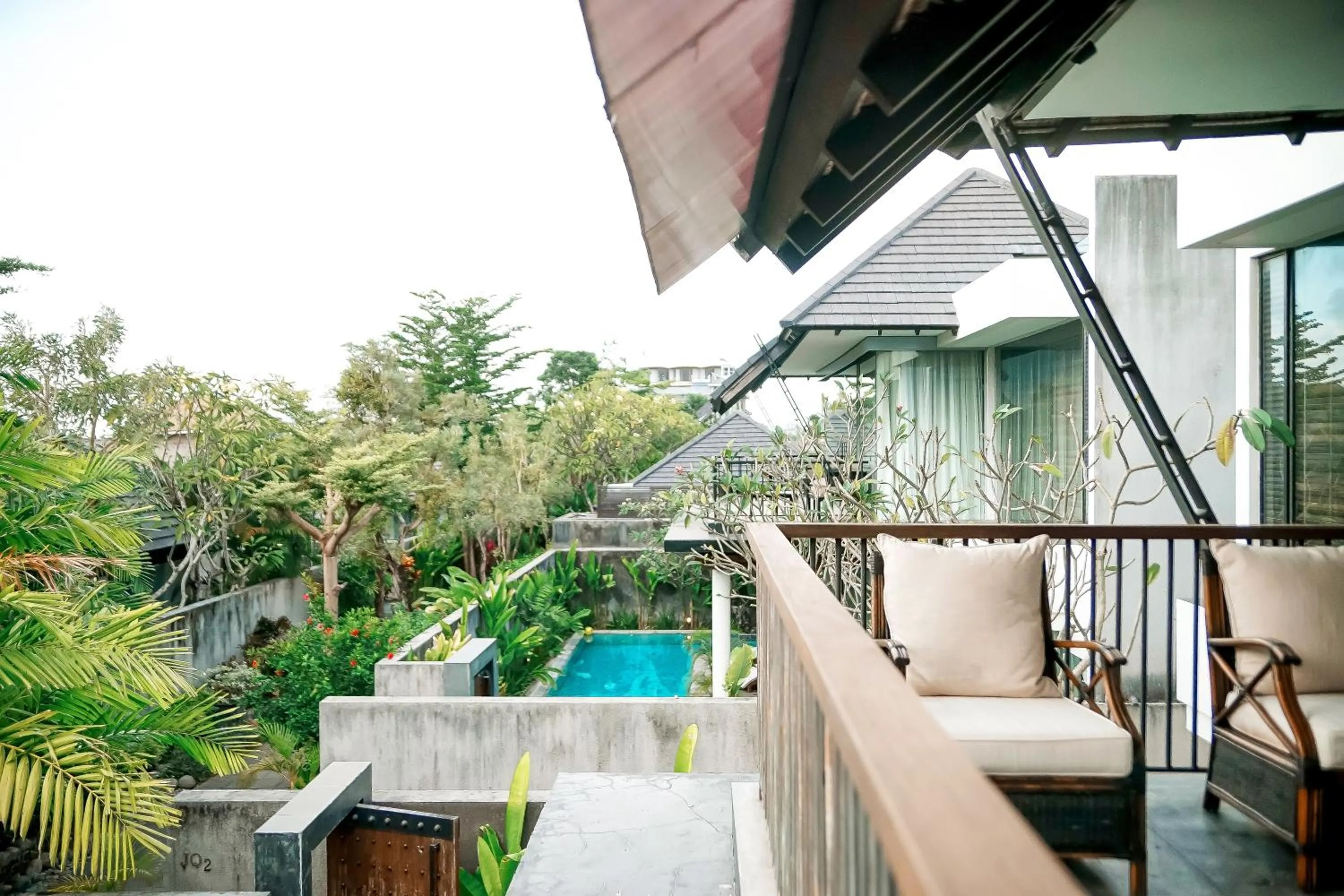 Balcony/Terrace in Javana Royal Villas