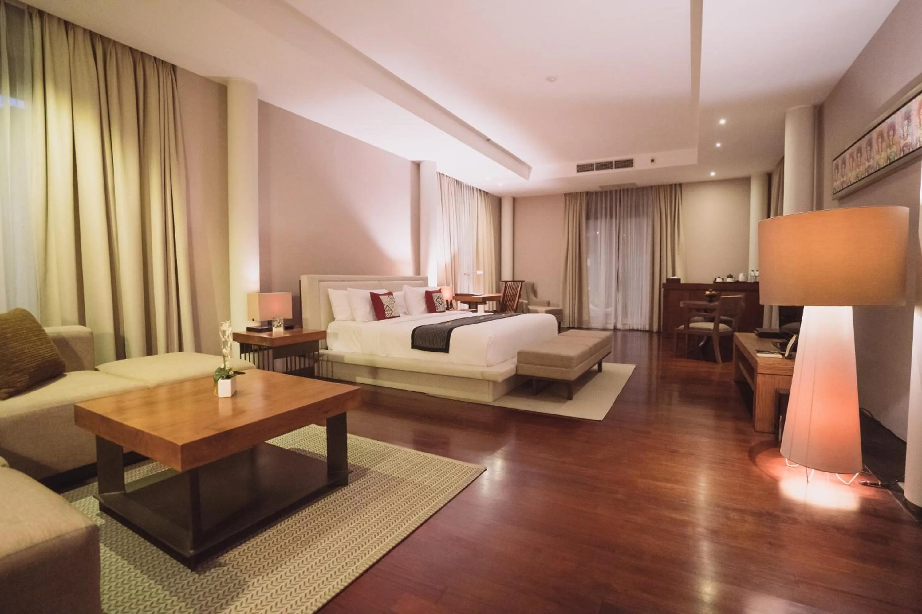 Living room, Bed in Javana Royal Villas