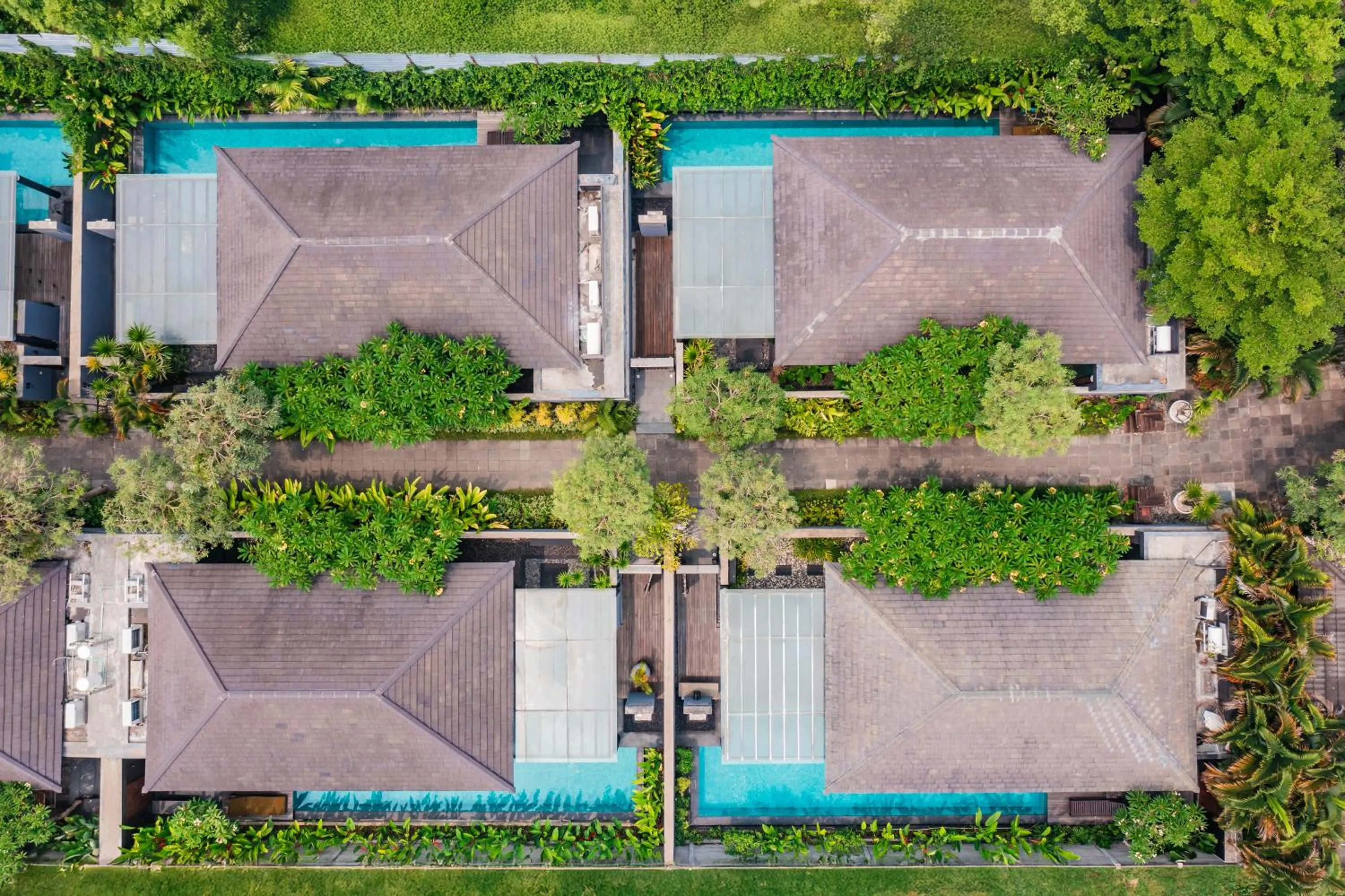 Bird's eye view in Javana Royal Villas