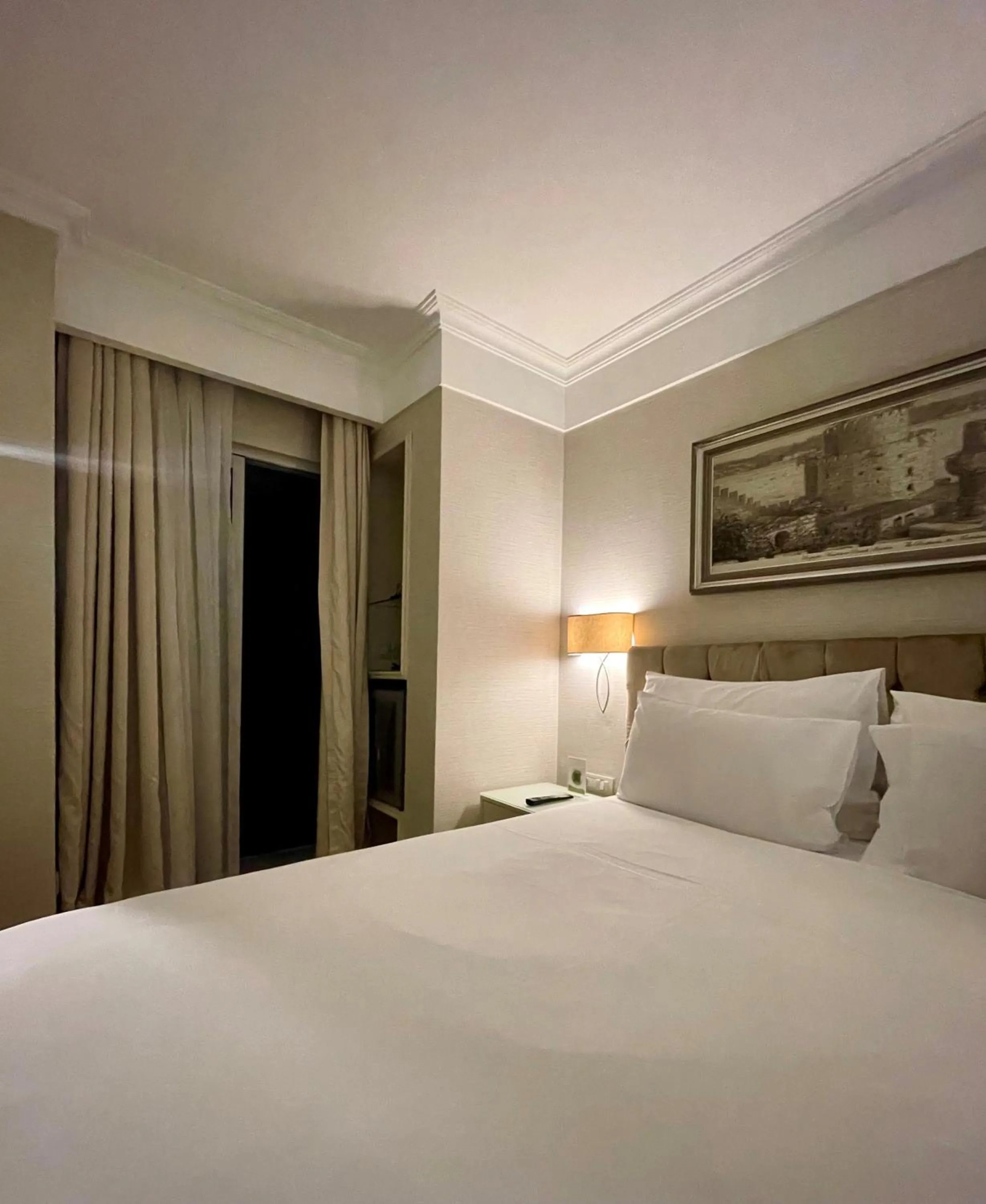 Bed in CVK Taksim Hotel Istanbul