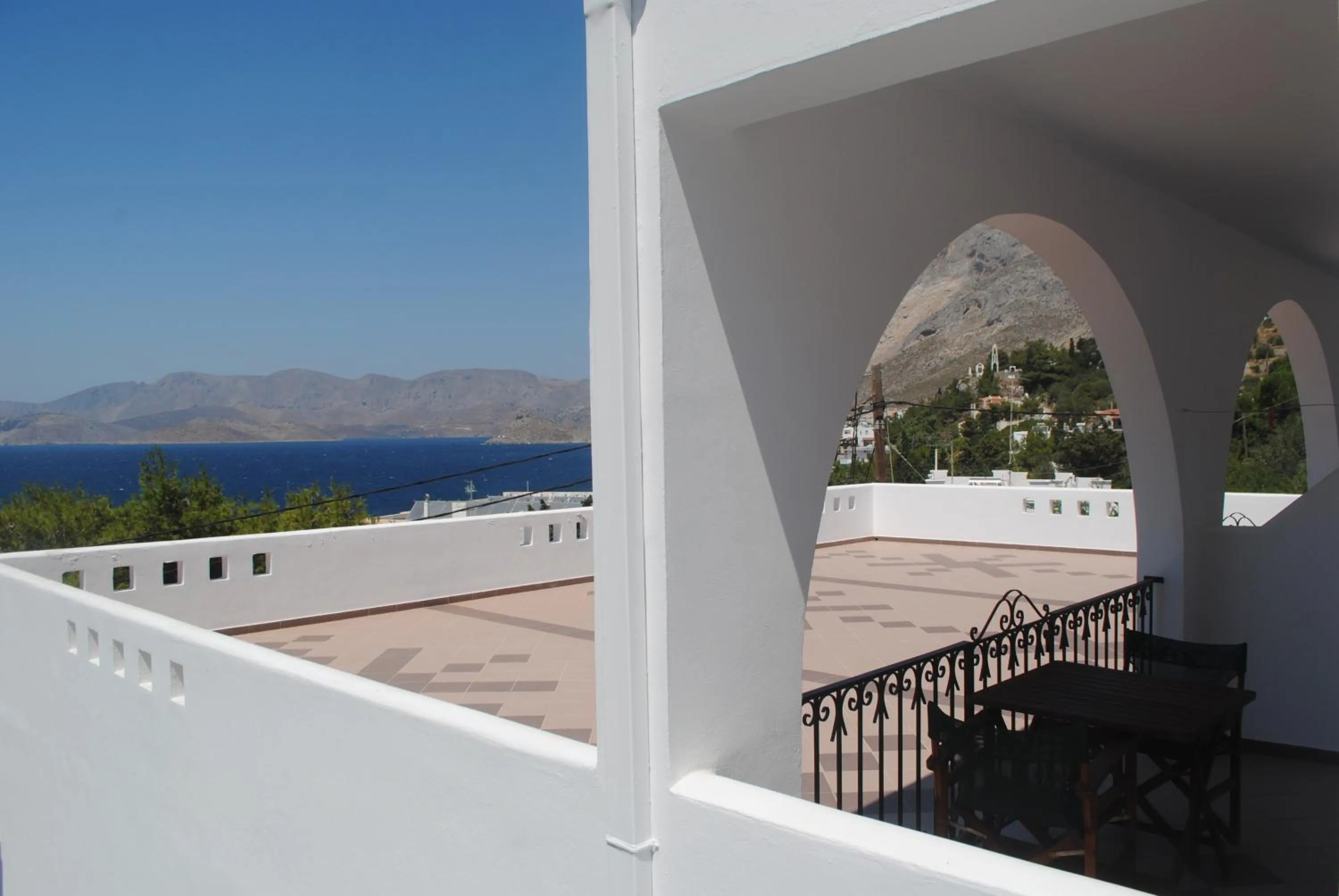 Balcony/Terrace in Apollonia Hotel