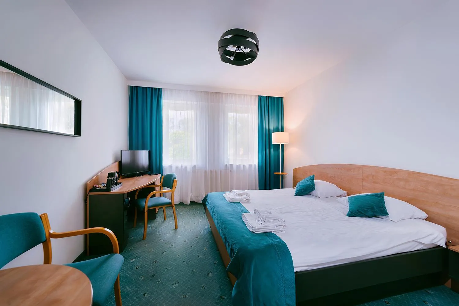 Property building, Bed in Zacisze Nad Nidą Resort